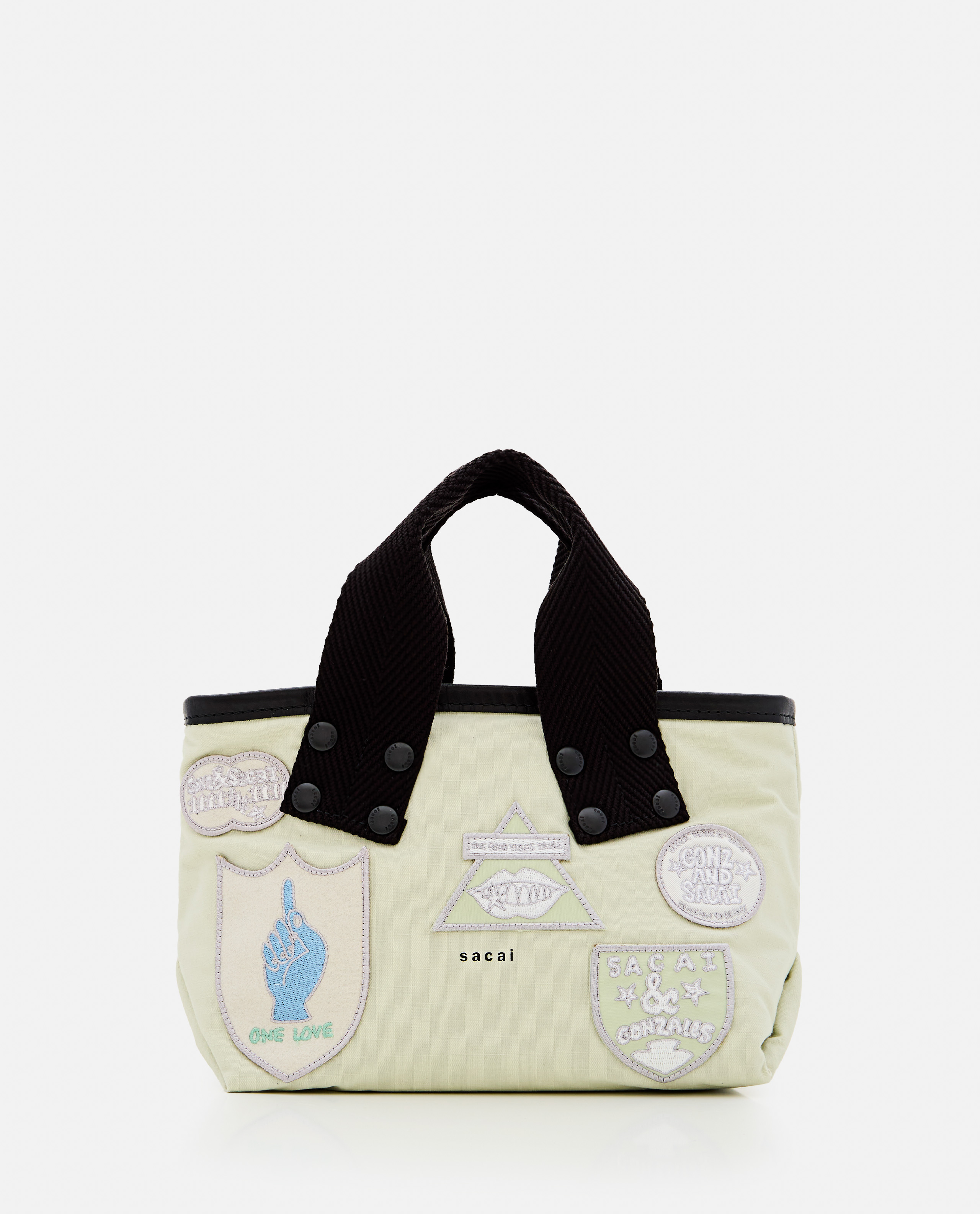 SACAI X MARC GONGALES 스몰 패치 토트 백