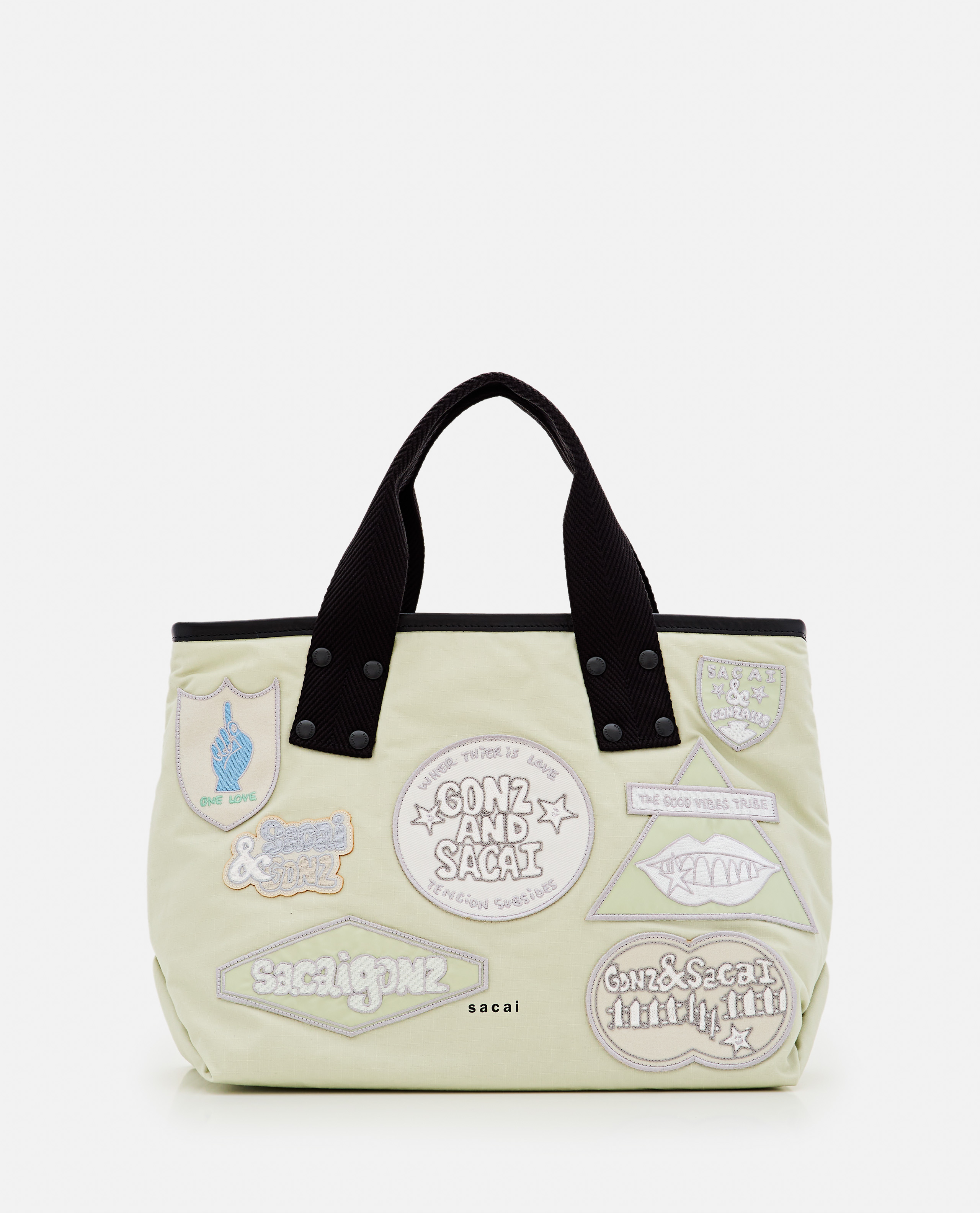 SACAI X MARC GONZALES 미디엄 패치 토트 백
