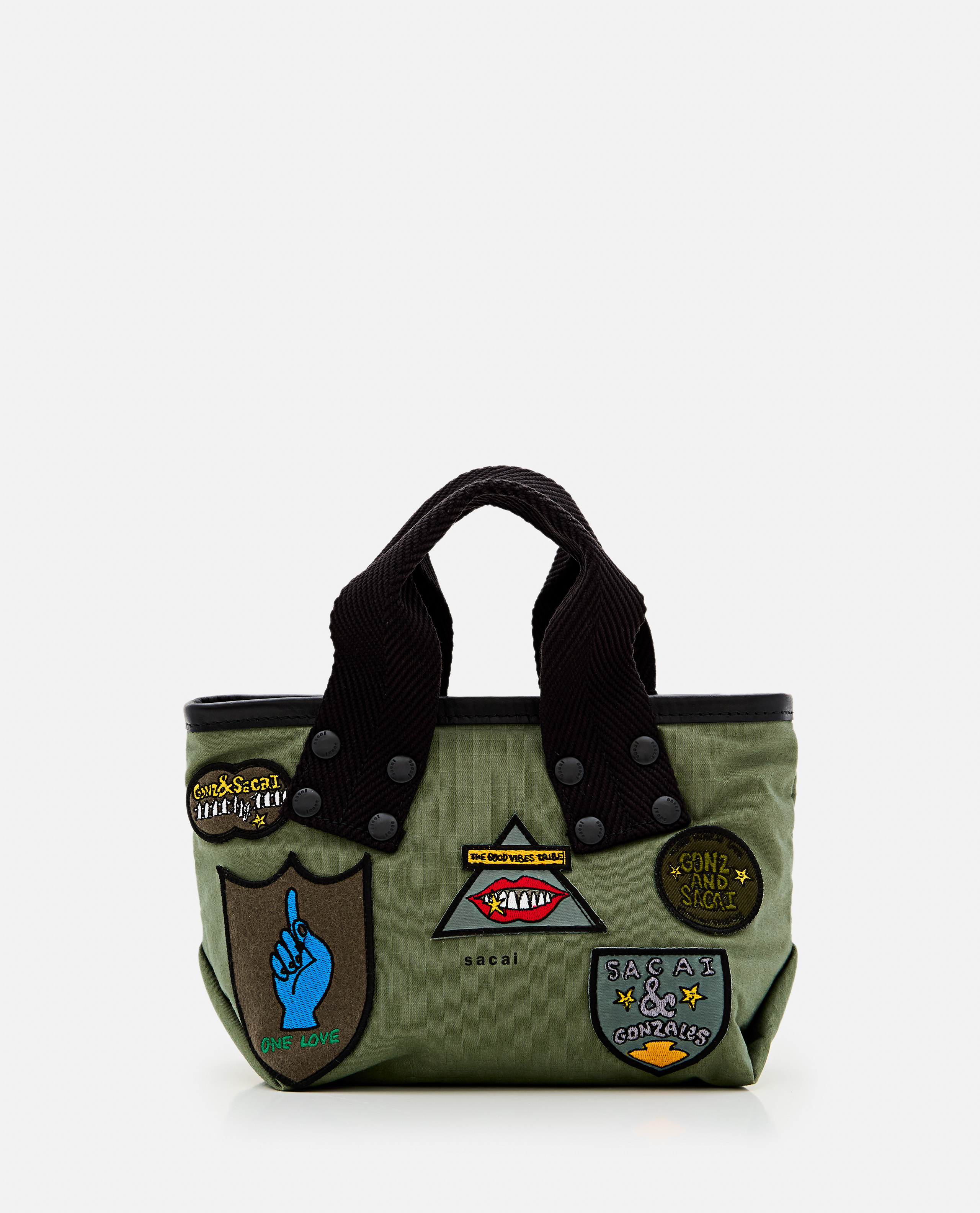 SACAI X MARC GONZALES 스몰 패치 토트 백