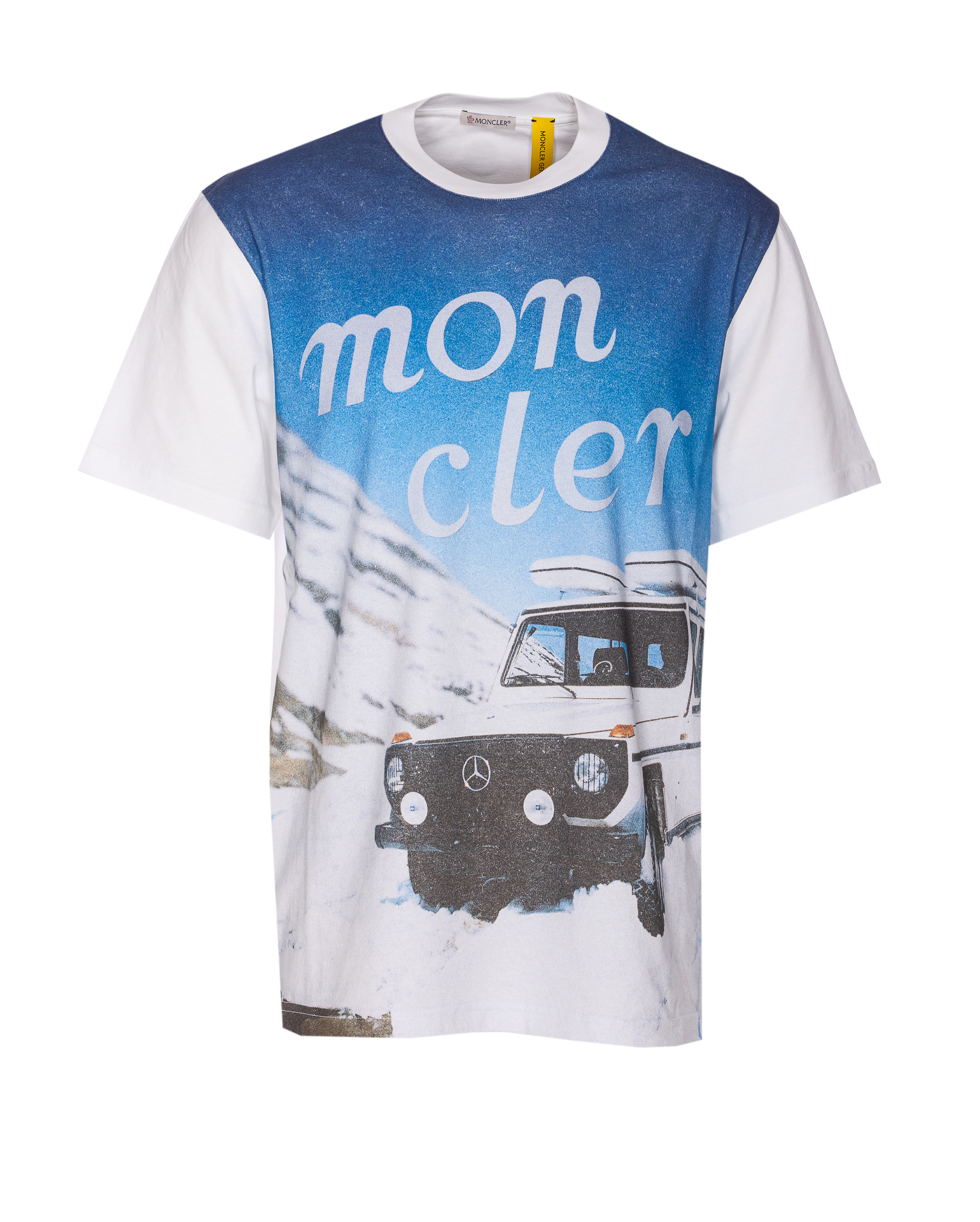 MONCLER X MERCEDES BENZ BY NIGO 프린트 로고 티셔츠