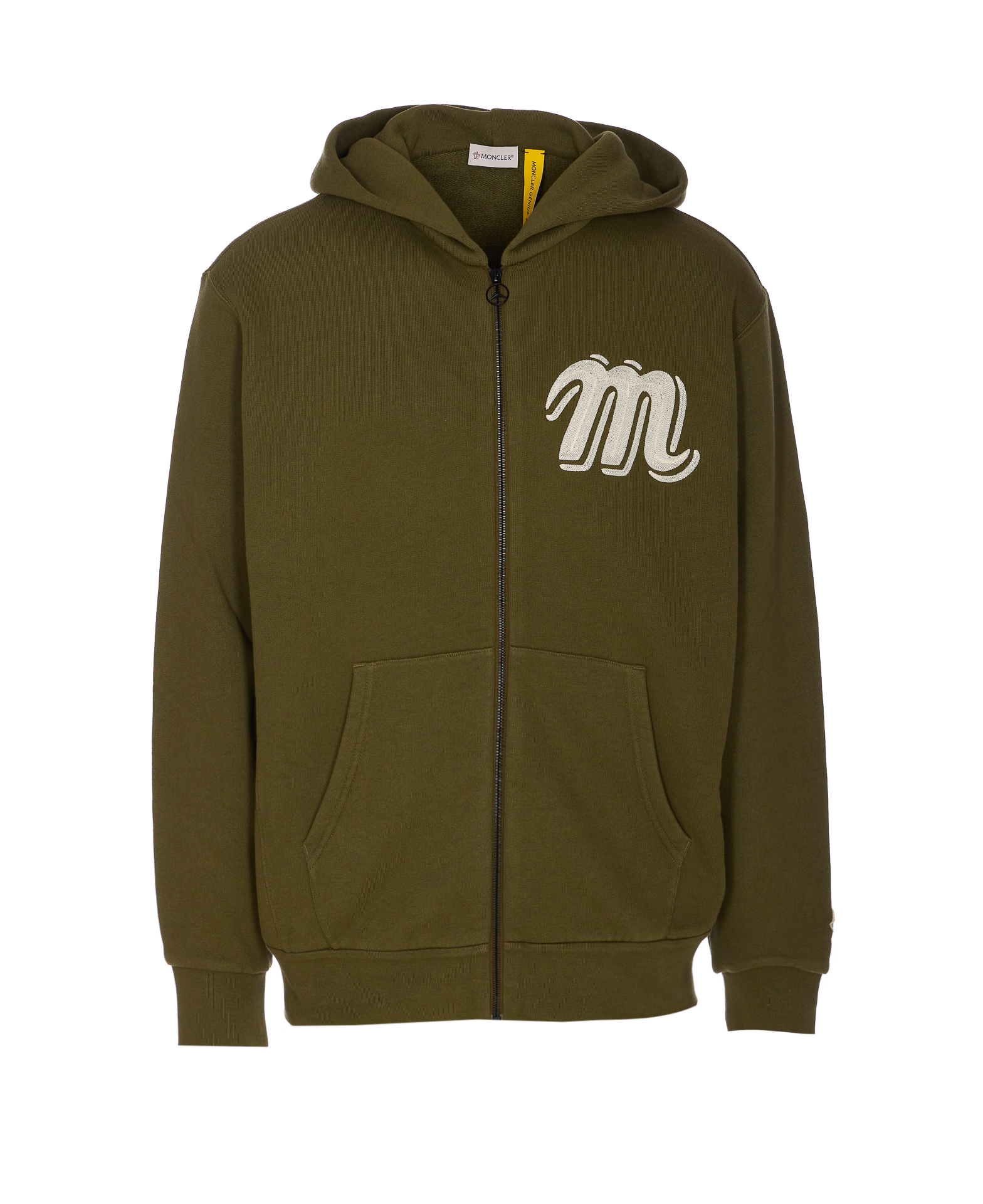 MONCLER X MERCEDES BENZ BY NIGO 로고 ZIP UP 자수 후드