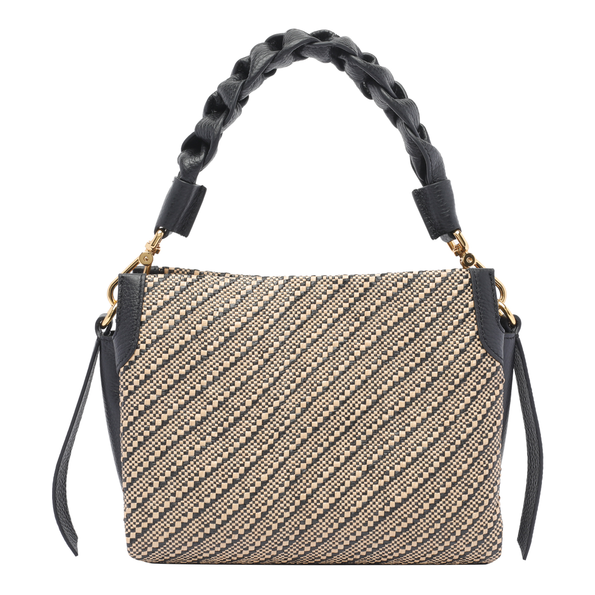 BOHEME BICOLOR STRAW 핸드백