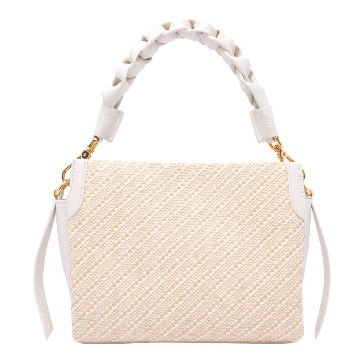 BOHEME BICOLOR STRAW 핸드백