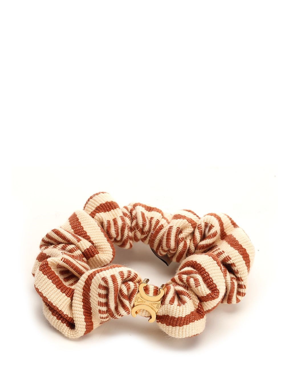 SCRUNCHY 스트라이프 CELINE 팔찌 BEIGESIENNA