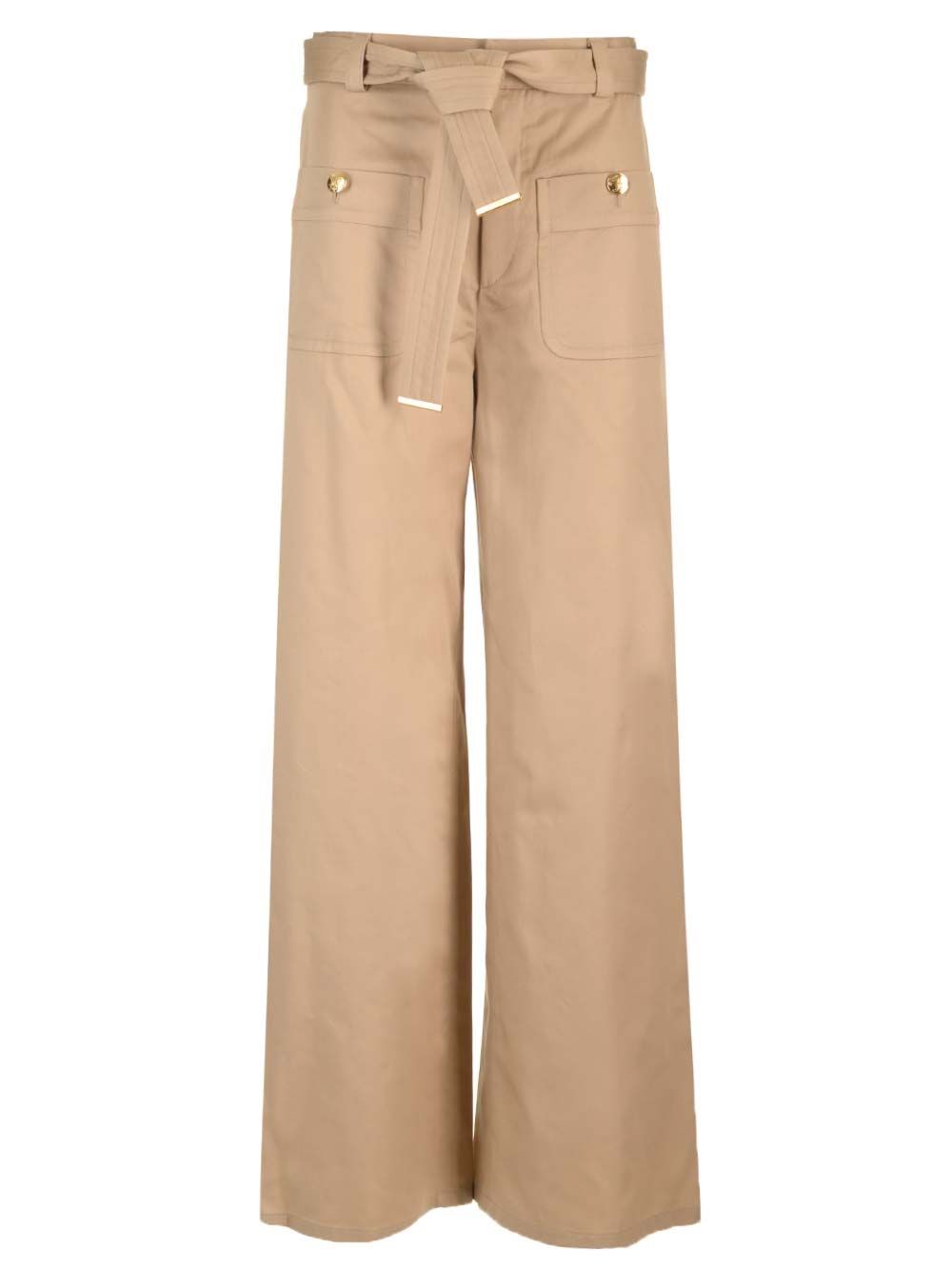 PANTALON TAILLAT CEINTURE POCH BRITISH 베이지