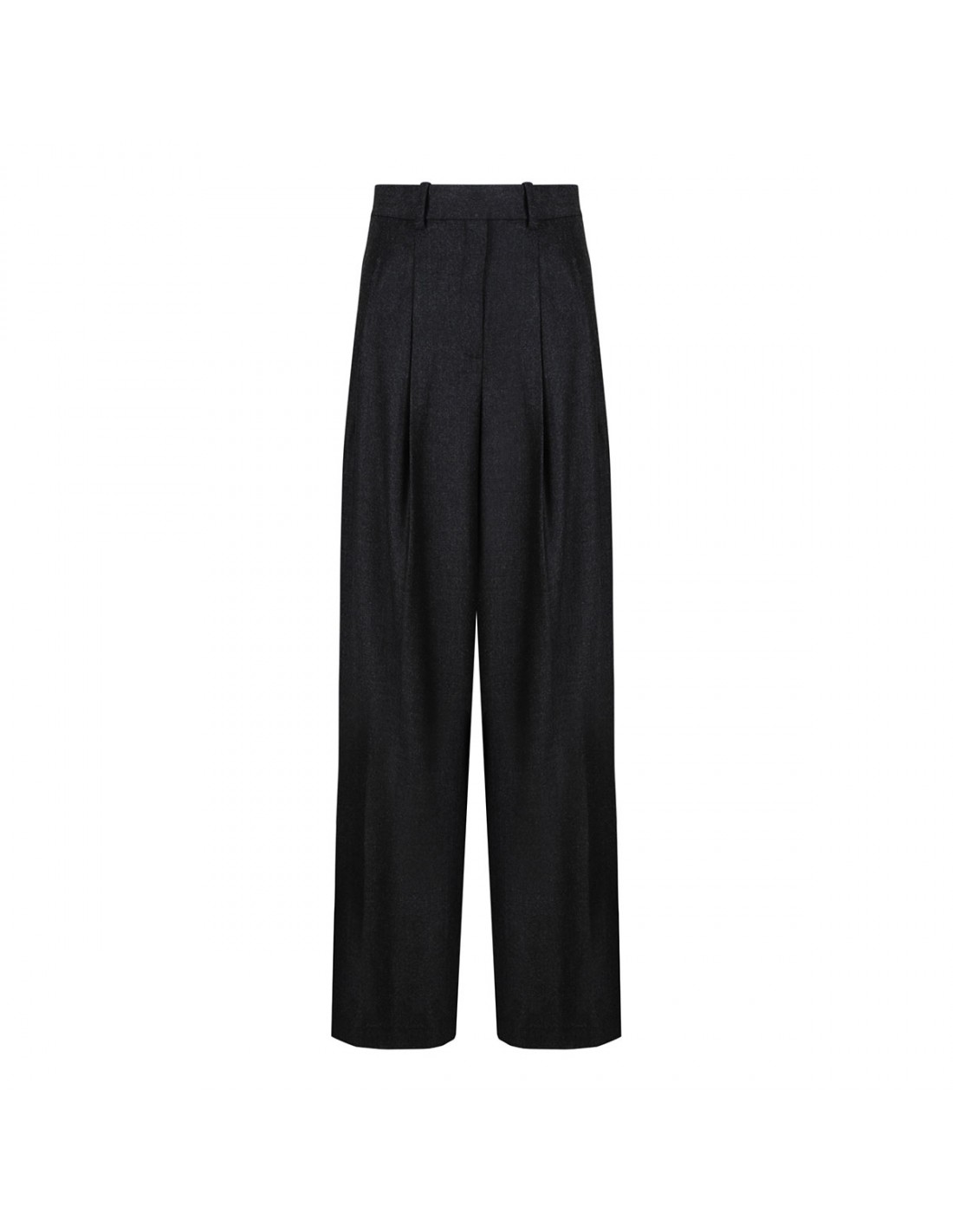 더블 pleat 팬츠