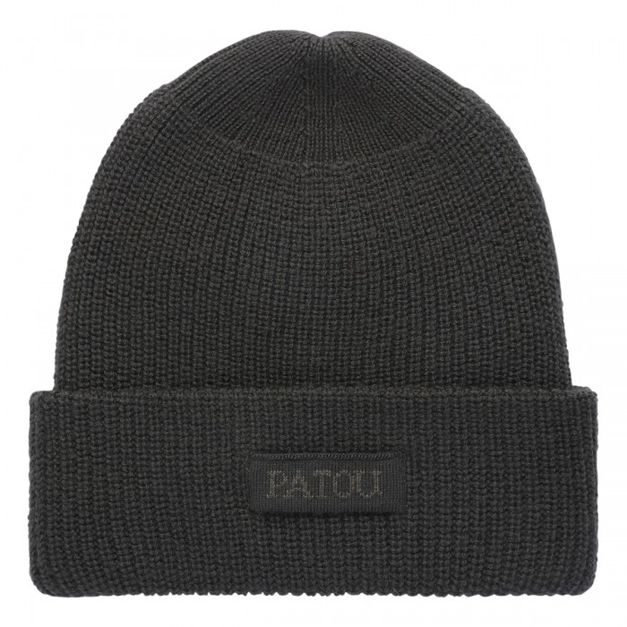 블랙 logoembroidered 비니