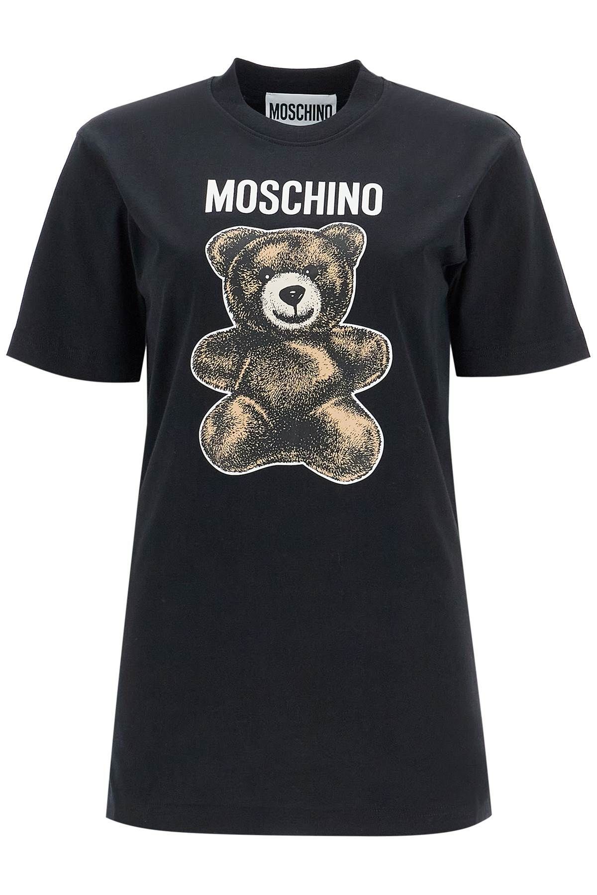 moschino 테디 bear 프린트 t