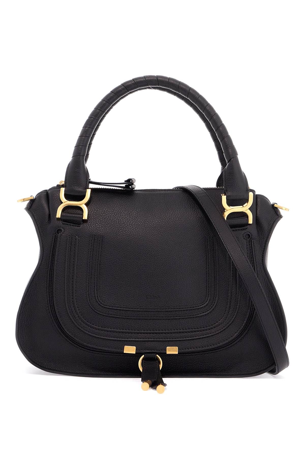 Chloé 마르씨 백 Elegant 블랙 카프스킨  Residenza 725