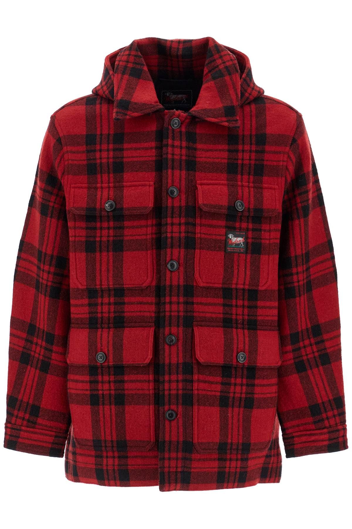 plaid 크루저 후드 자켓