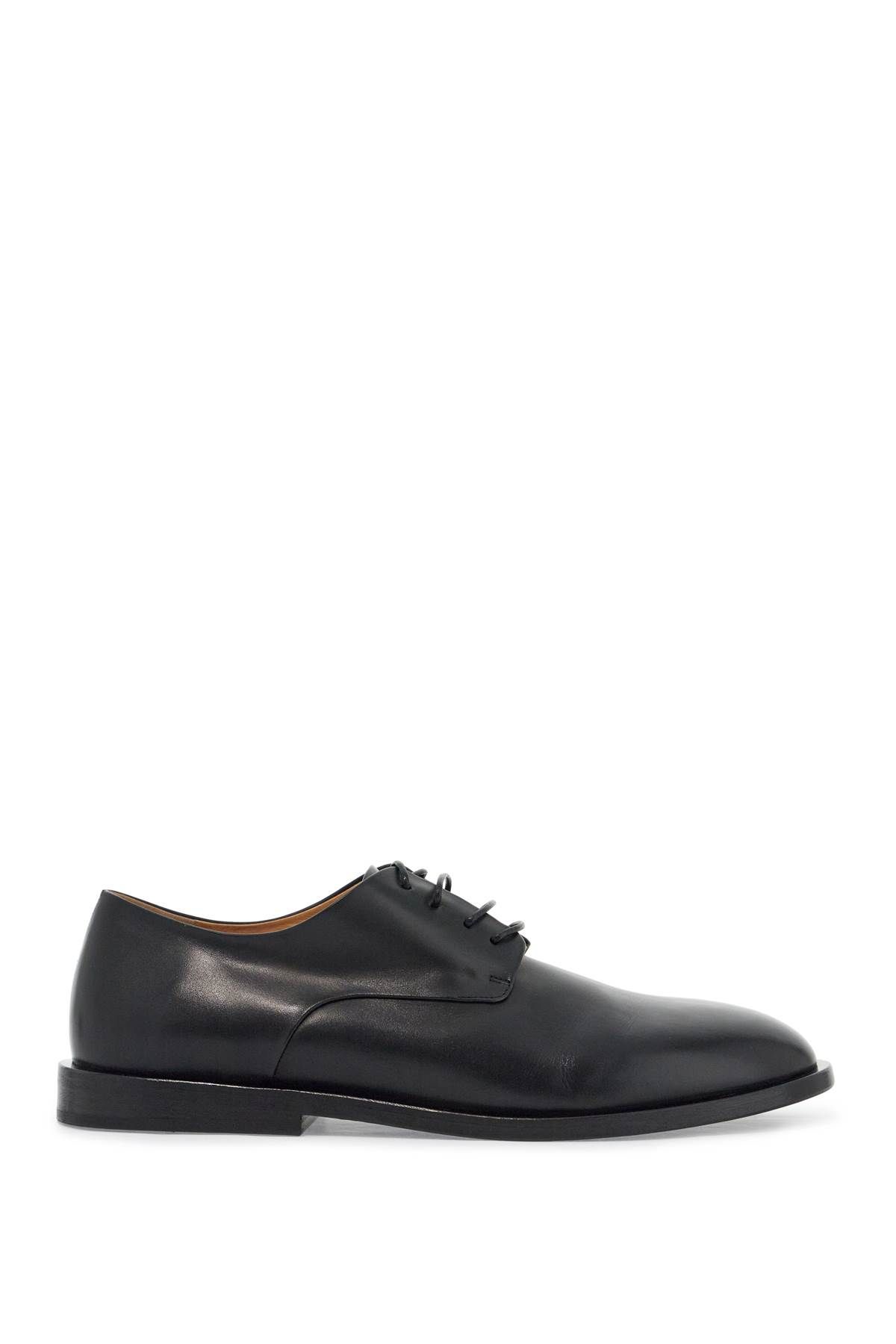 Mens 블랙 레더 더비 Italian Elegance  Residenza 725
