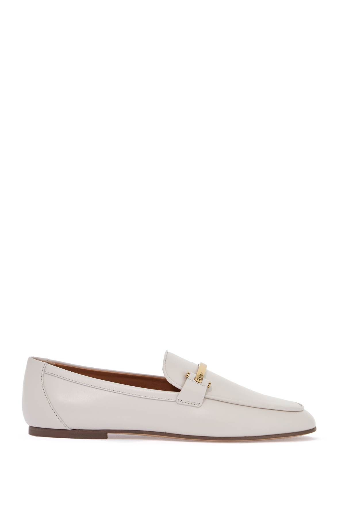 Womens 화이트 레더 Moccasin Elegance and Comfort  Residenza 725