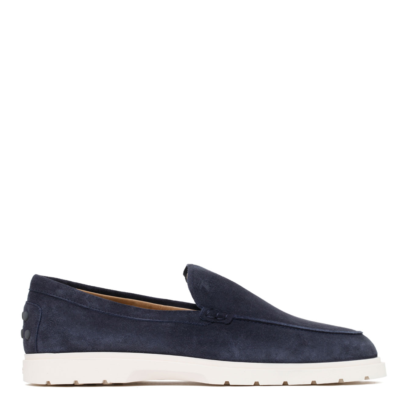 TODS 다크 블루 RICH 스웨이드 로퍼 