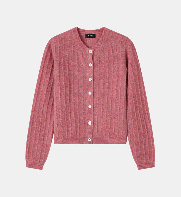 APC MILENA 가디건 HEATHER 핑크