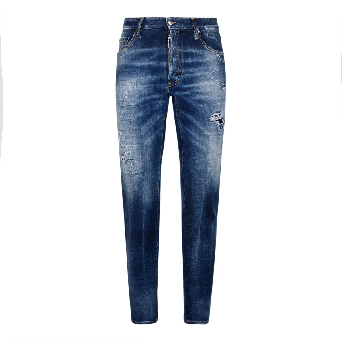 DSQUARED2 네이비 블루 데님 진