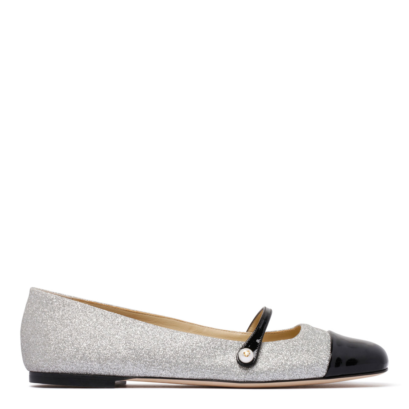 FW-BO---JIMMY CHOO---ELISA FLATPFGBLACK()SILVER.JPEG