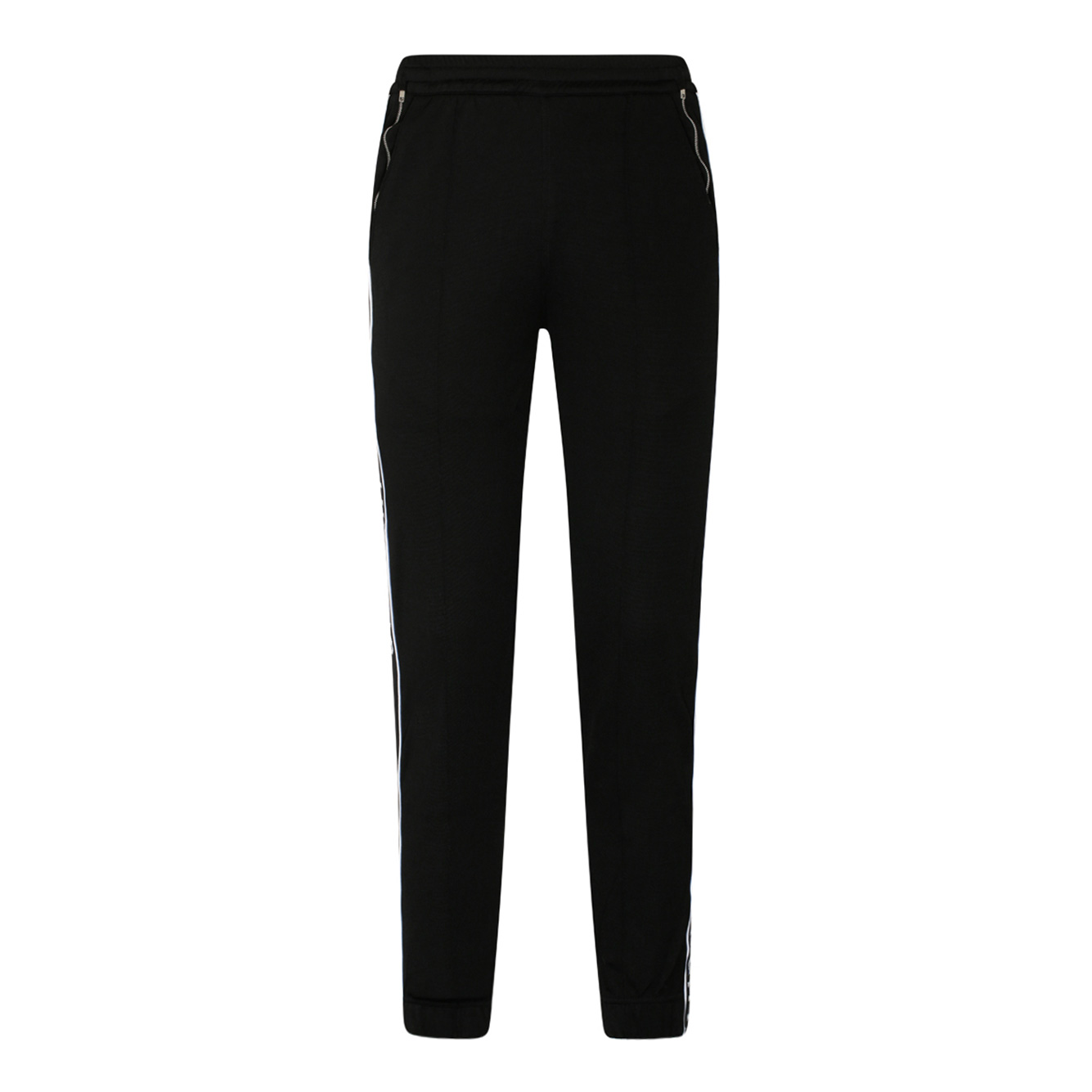 GIVENCHY 블랙 져지 로고 BANDS 조거