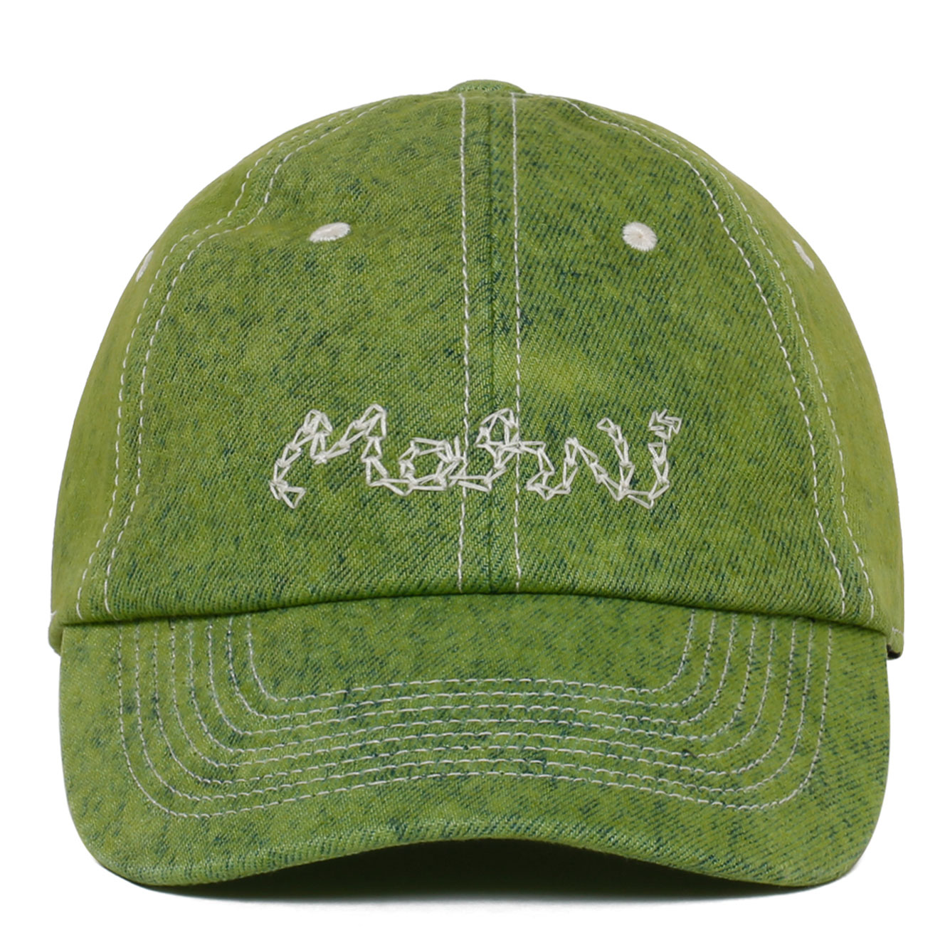 MARNI KIWI 그린 데님 모자
