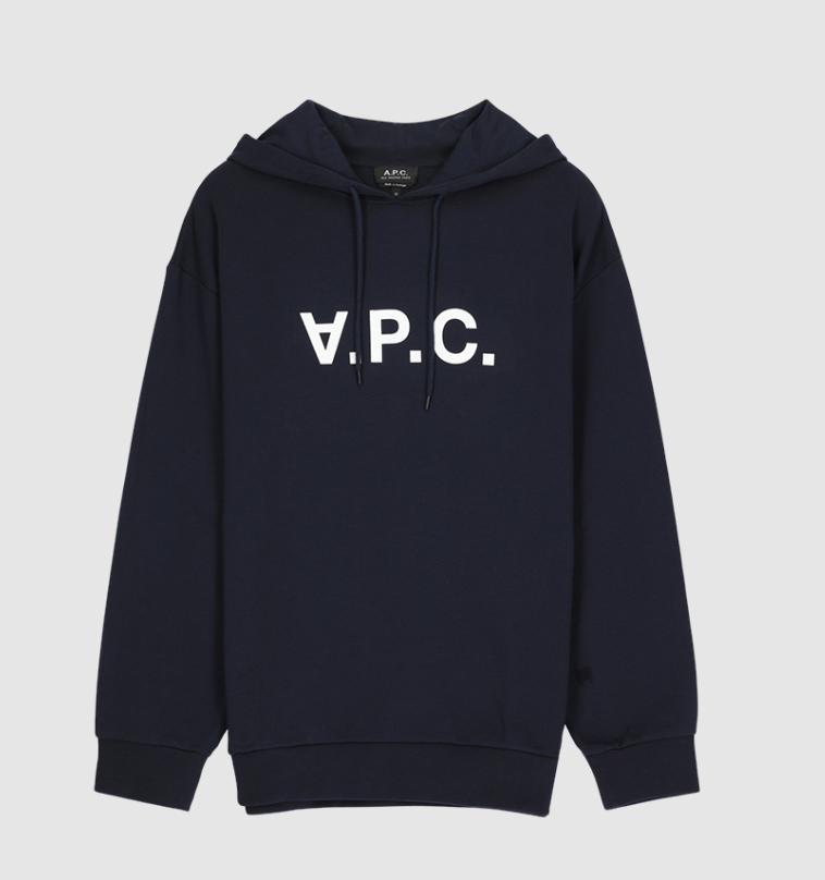 APC HOODY 다크 네이비