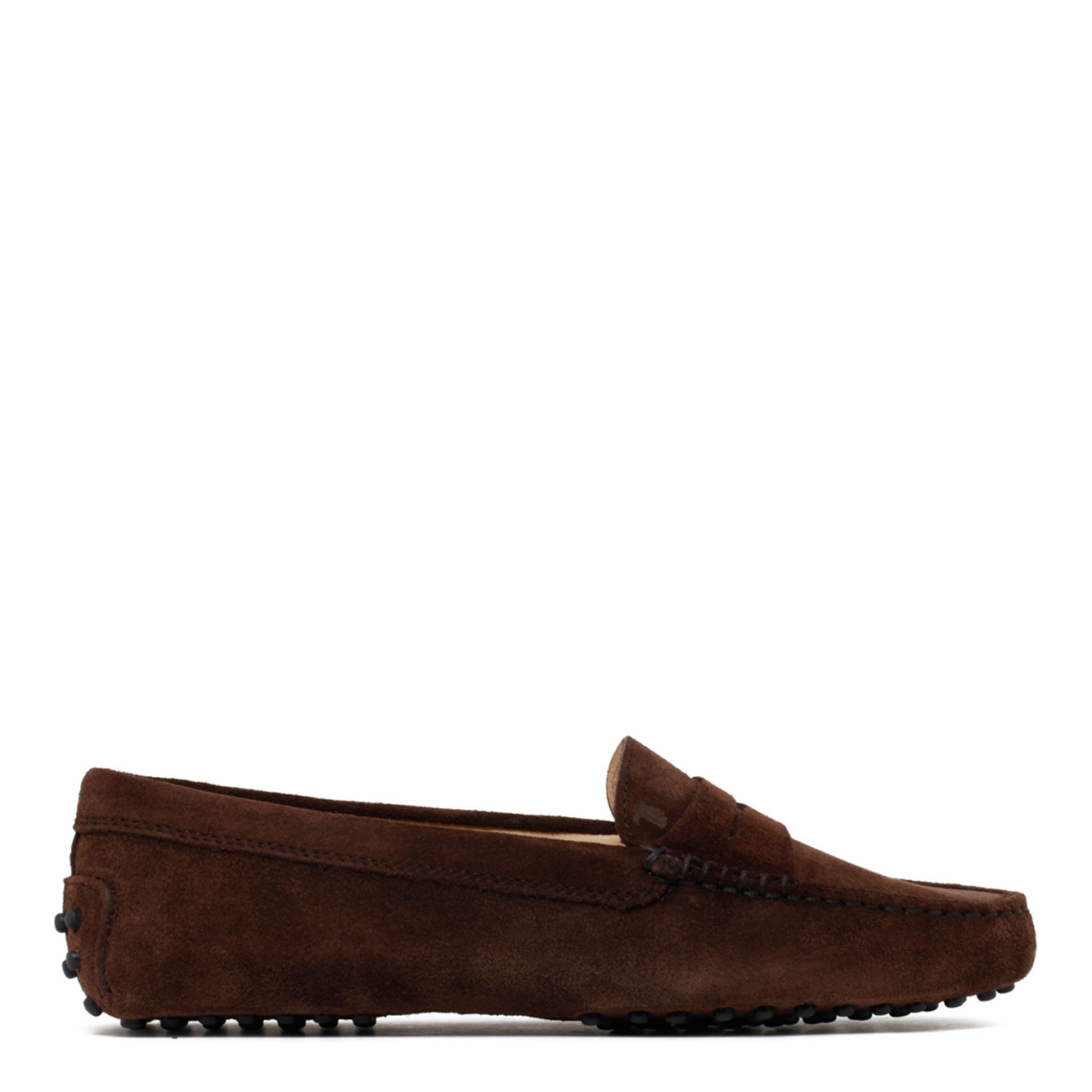 TODS 브라운 AFRICA RICH 스웨이드 로퍼