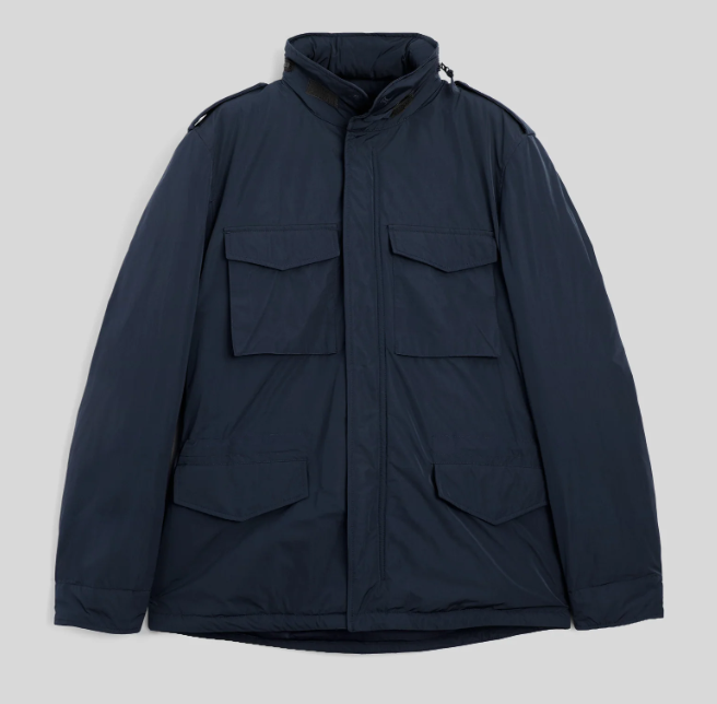 ASPESI M65 MINIFIELD 자켓 네이비 블루