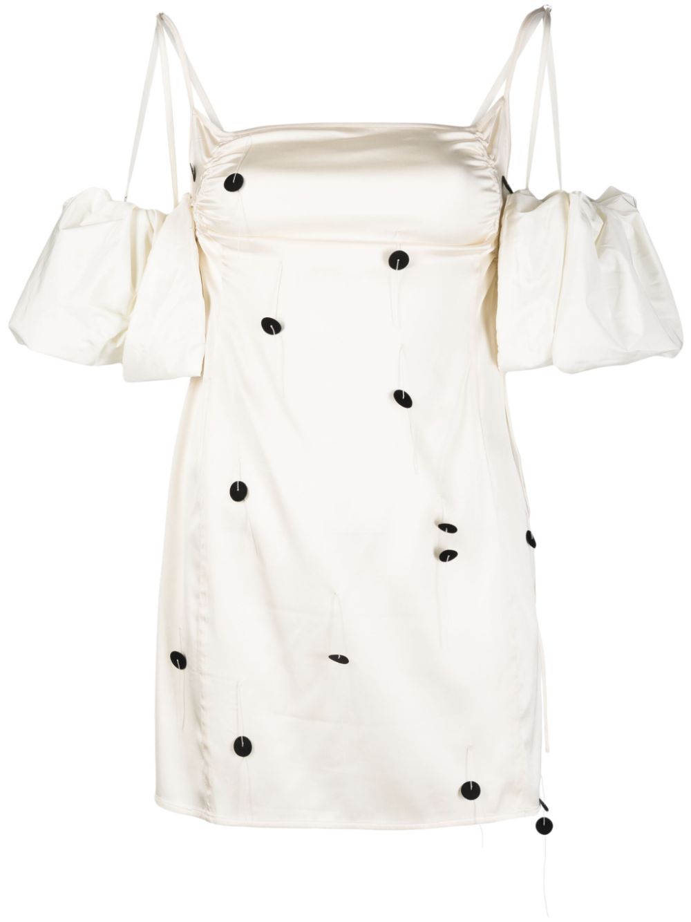 233DR0751000OFFWHITEBLACK LA 미니 ROBE CHOUCHOU BRO 드레스