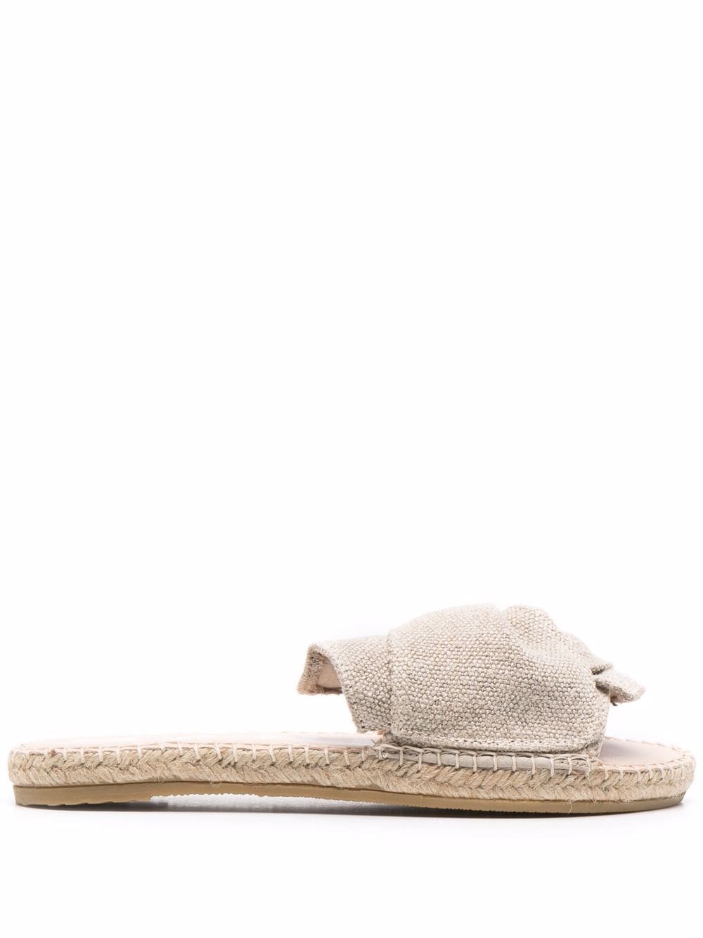 O71JKNATURAL LA 아바나 KNOTDETAIL HEMP 샌들