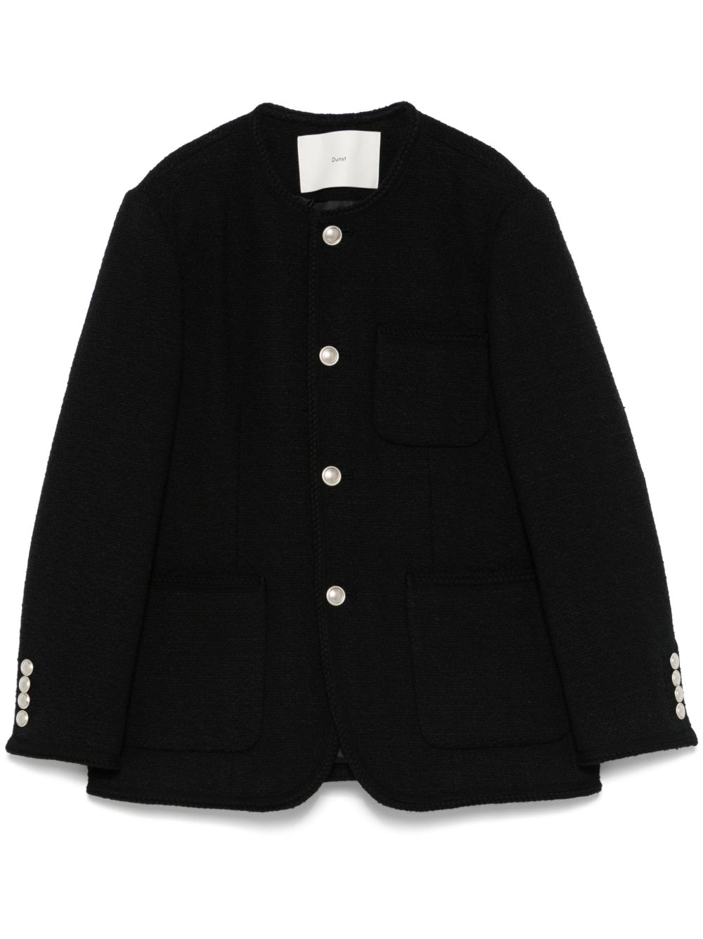 UDJA5A109BKBLACK 트위드 오버사이즈 자켓