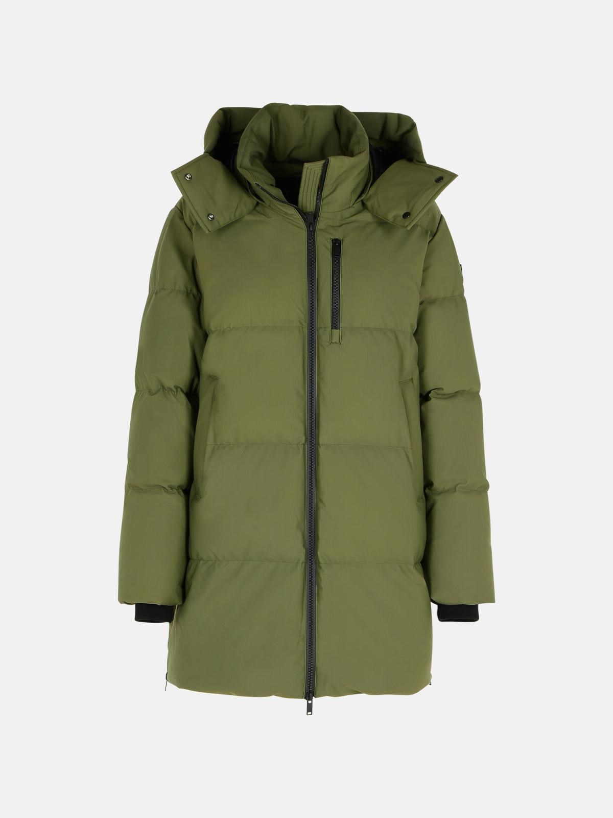CHELIA 3Q 그린 나일론 블렌드 파카