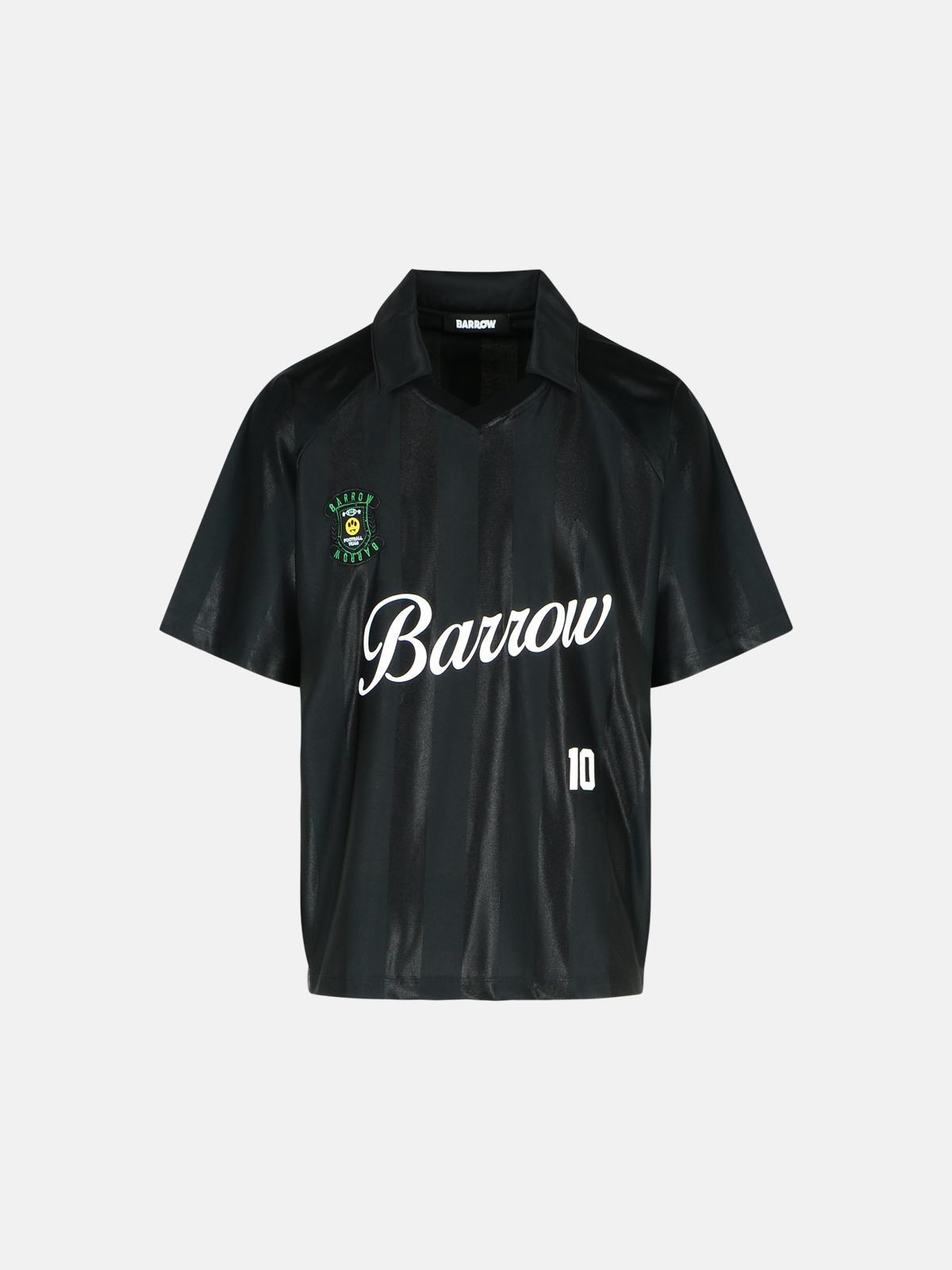 FOOTBALL 블랙 폴리에스터 티셔츠