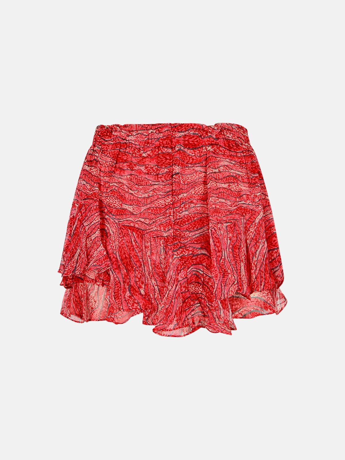 SORNEL RED 비스코스 쇼츠