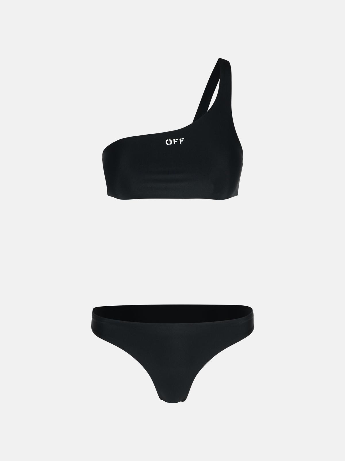 원숄더 비키니 탑 IN 블랙 POLYAMIDE 블렌드