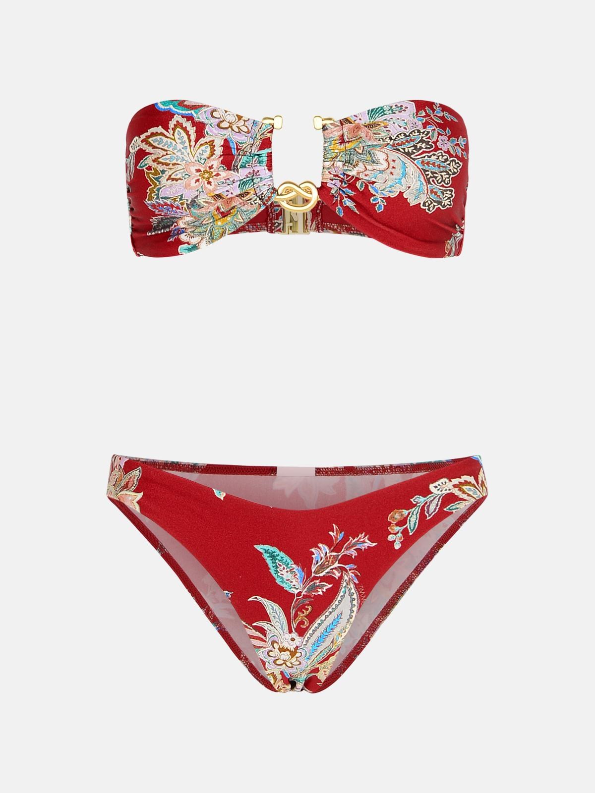 RIHANNON RED POLYAMIDE 블렌드 비키니