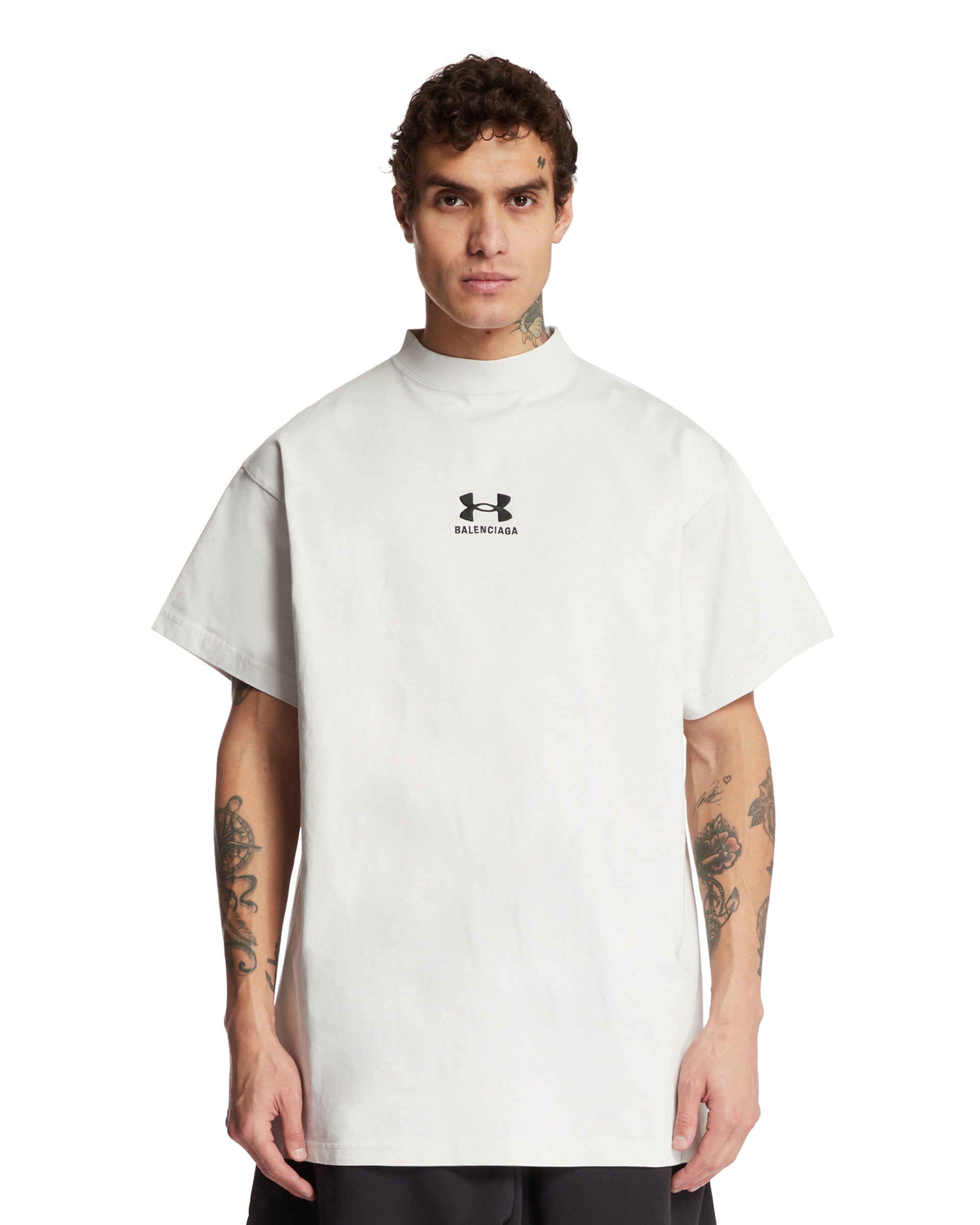 화이트 Under Armour 티셔츠