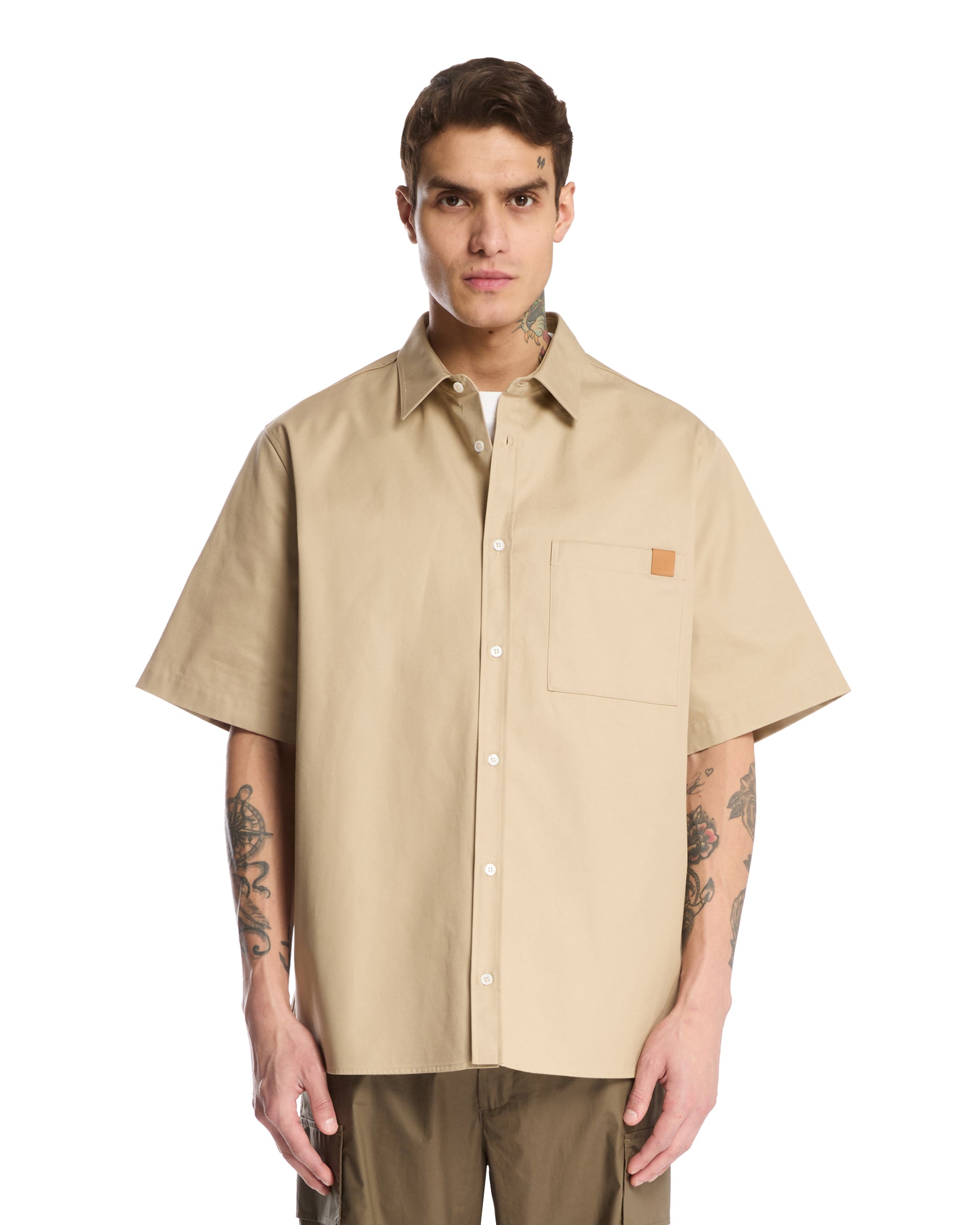 베이지 ShortSleeve 셔츠