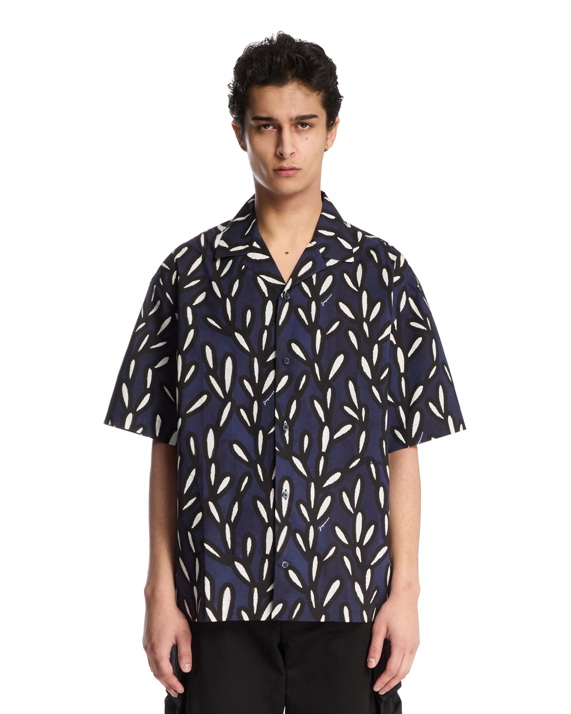 블루 La Chemise Jean 프린트