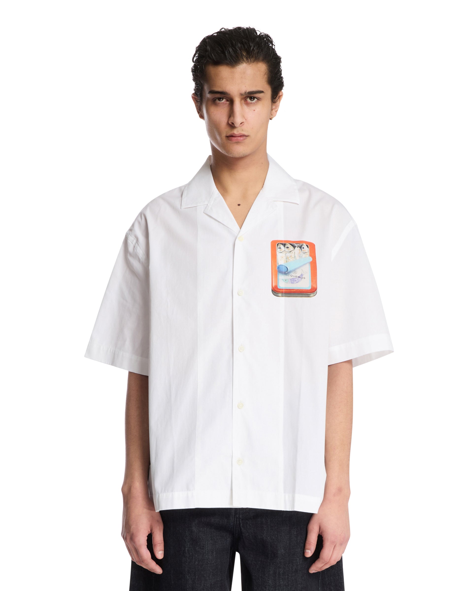 화이트 La Chemise Jean 프린트