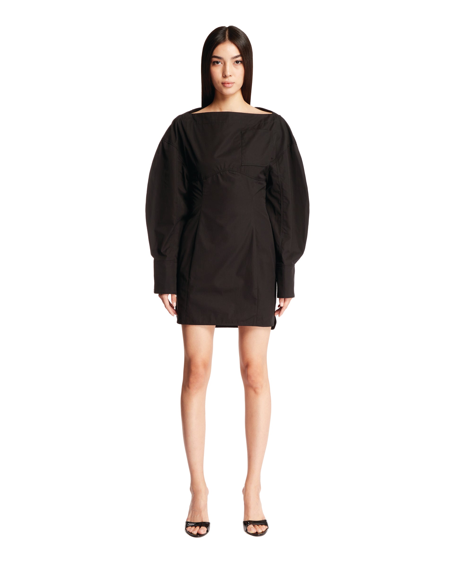 La Robe Chemise Casaco 블랙 드레스
