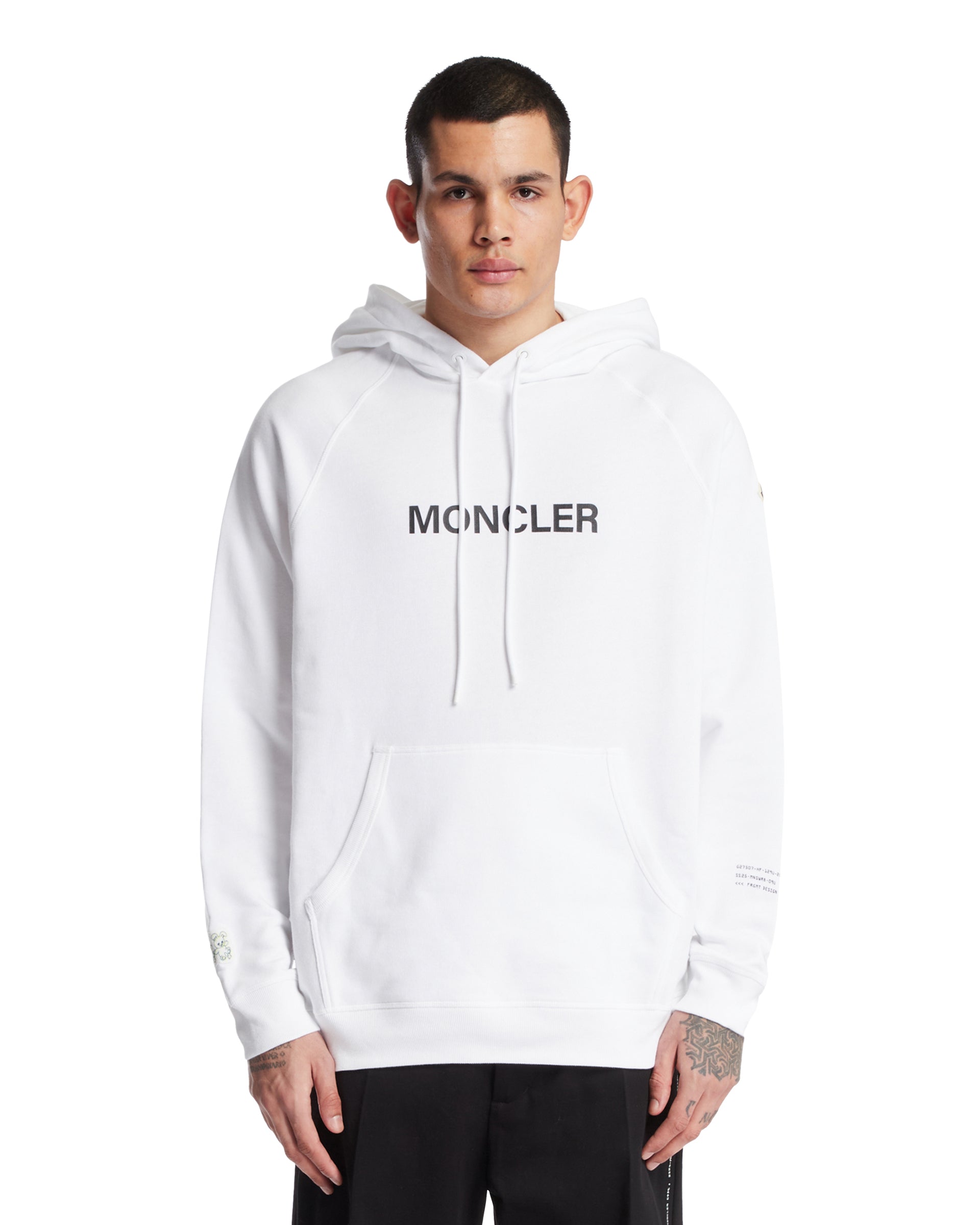 Moncler Genius x FRGMT 화이트 코튼 후드
