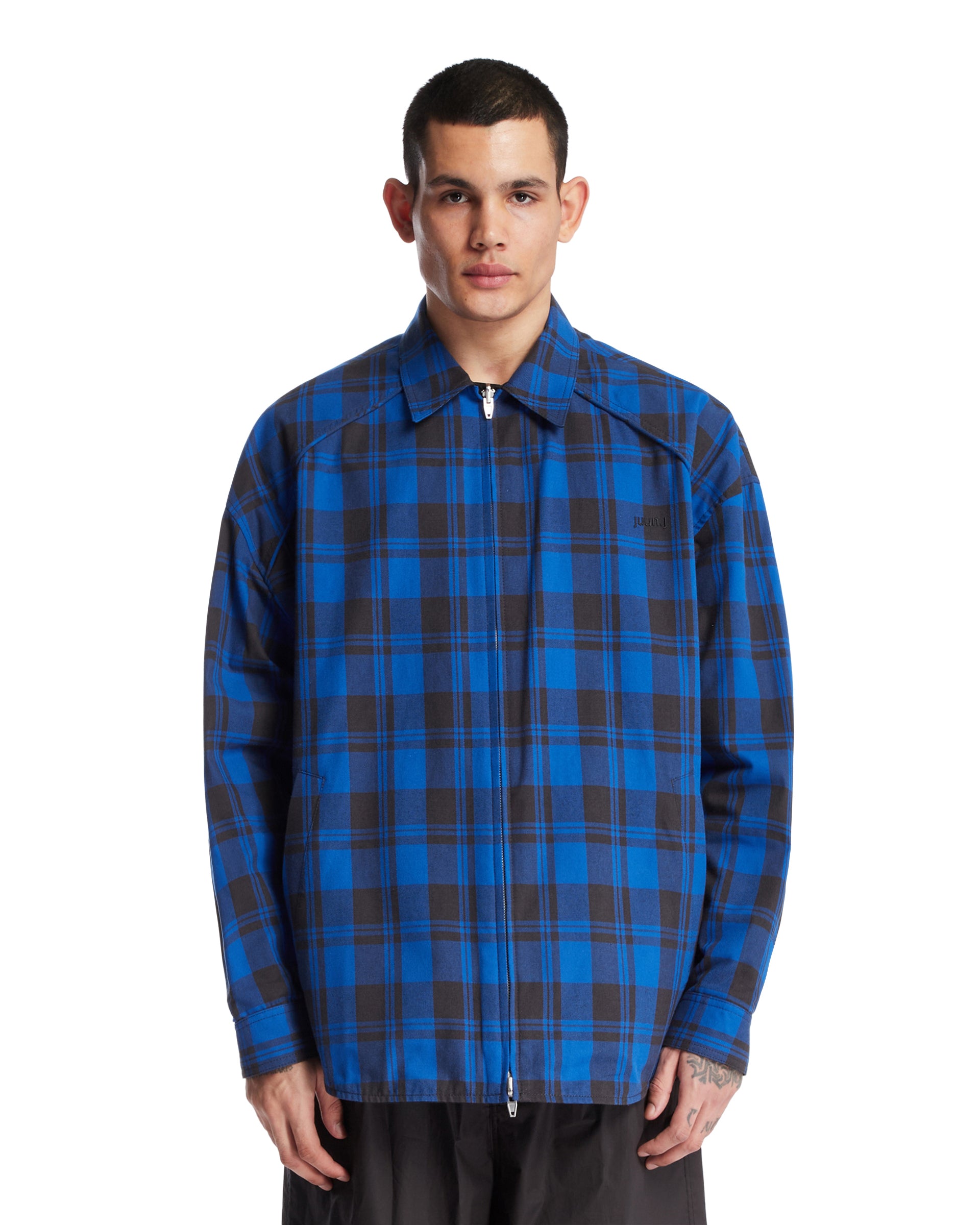 Checkered 오버셔츠