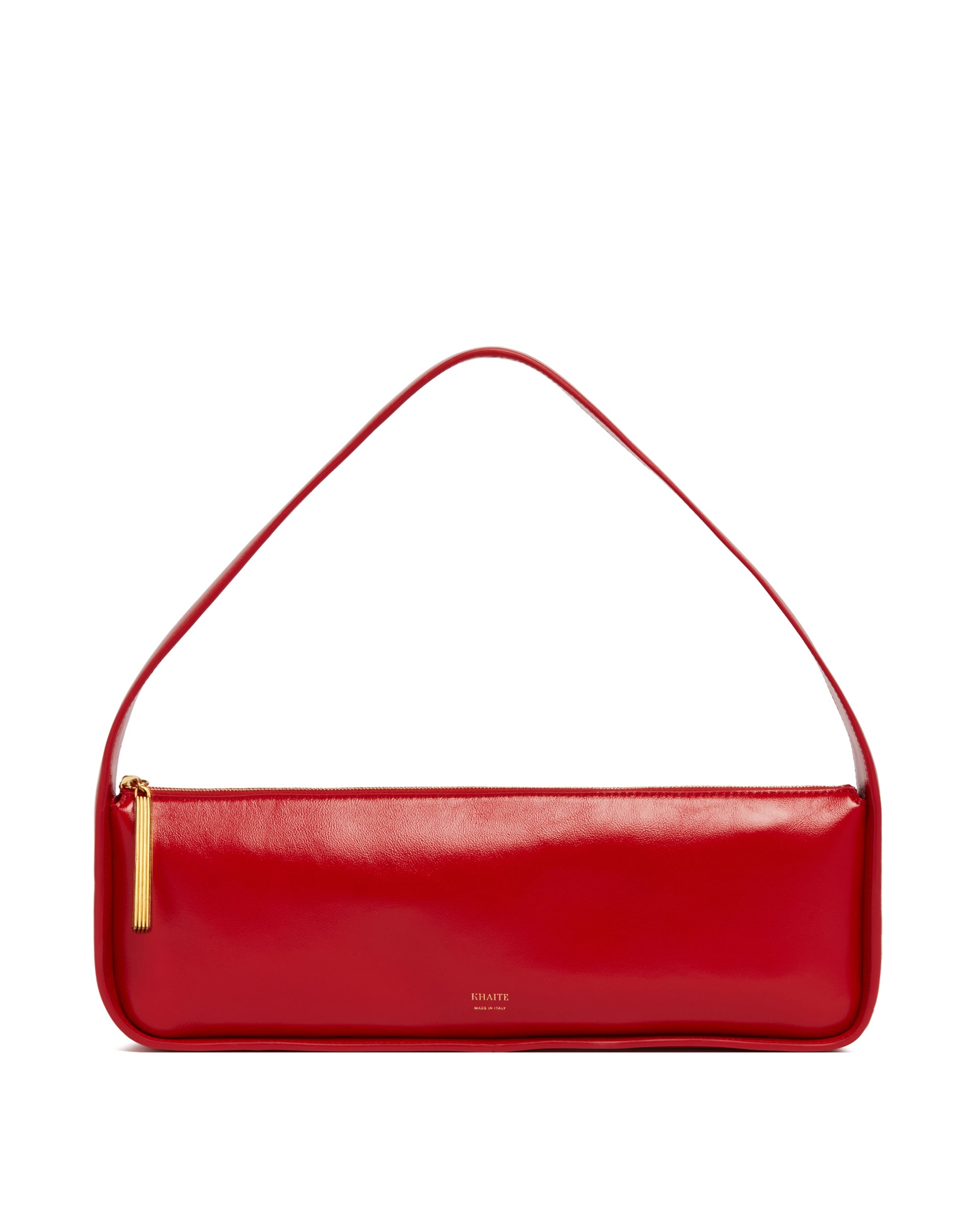 Red Lori 레더 Baguette 백
