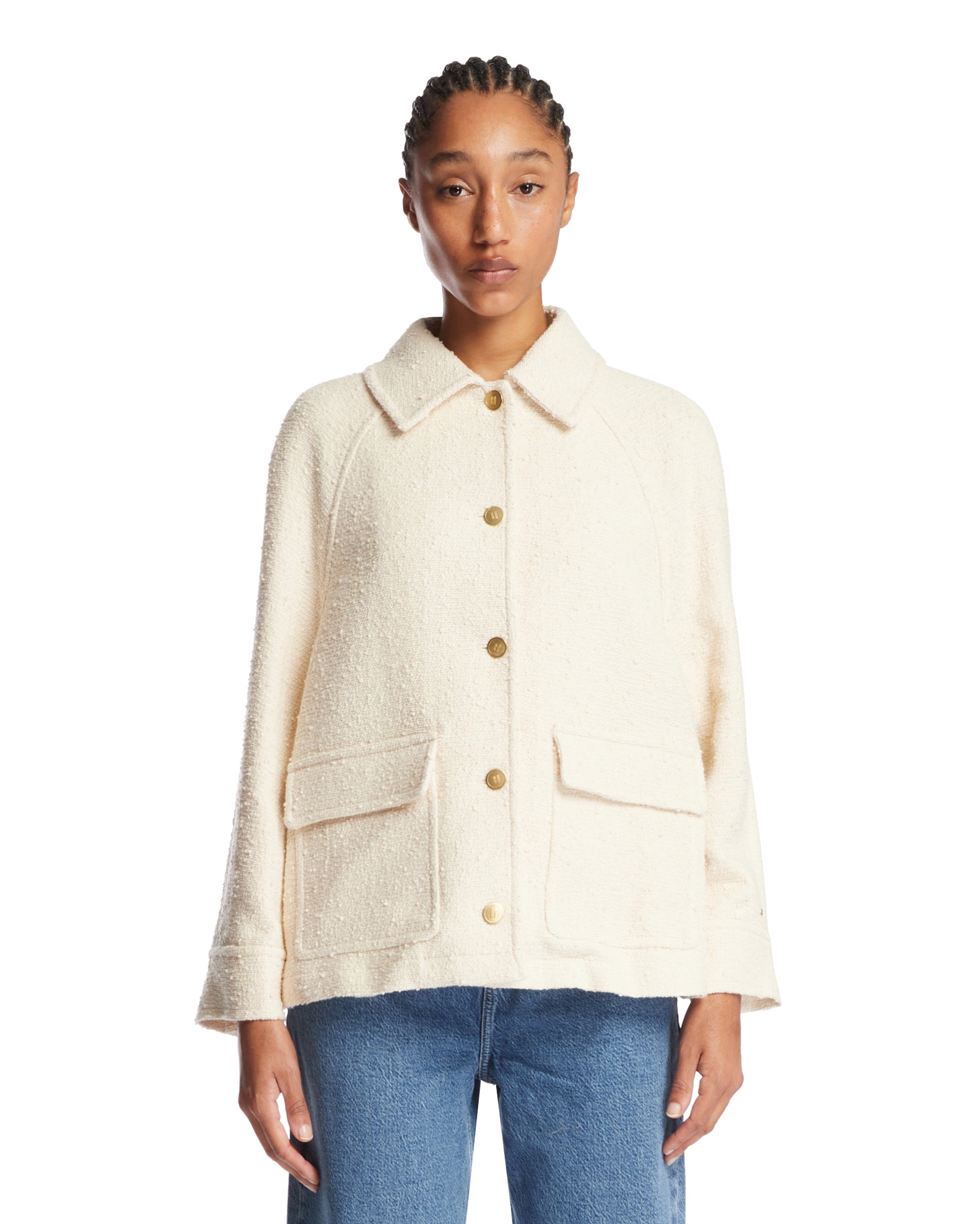 더 Sofia Capsule Bouclé 자켓