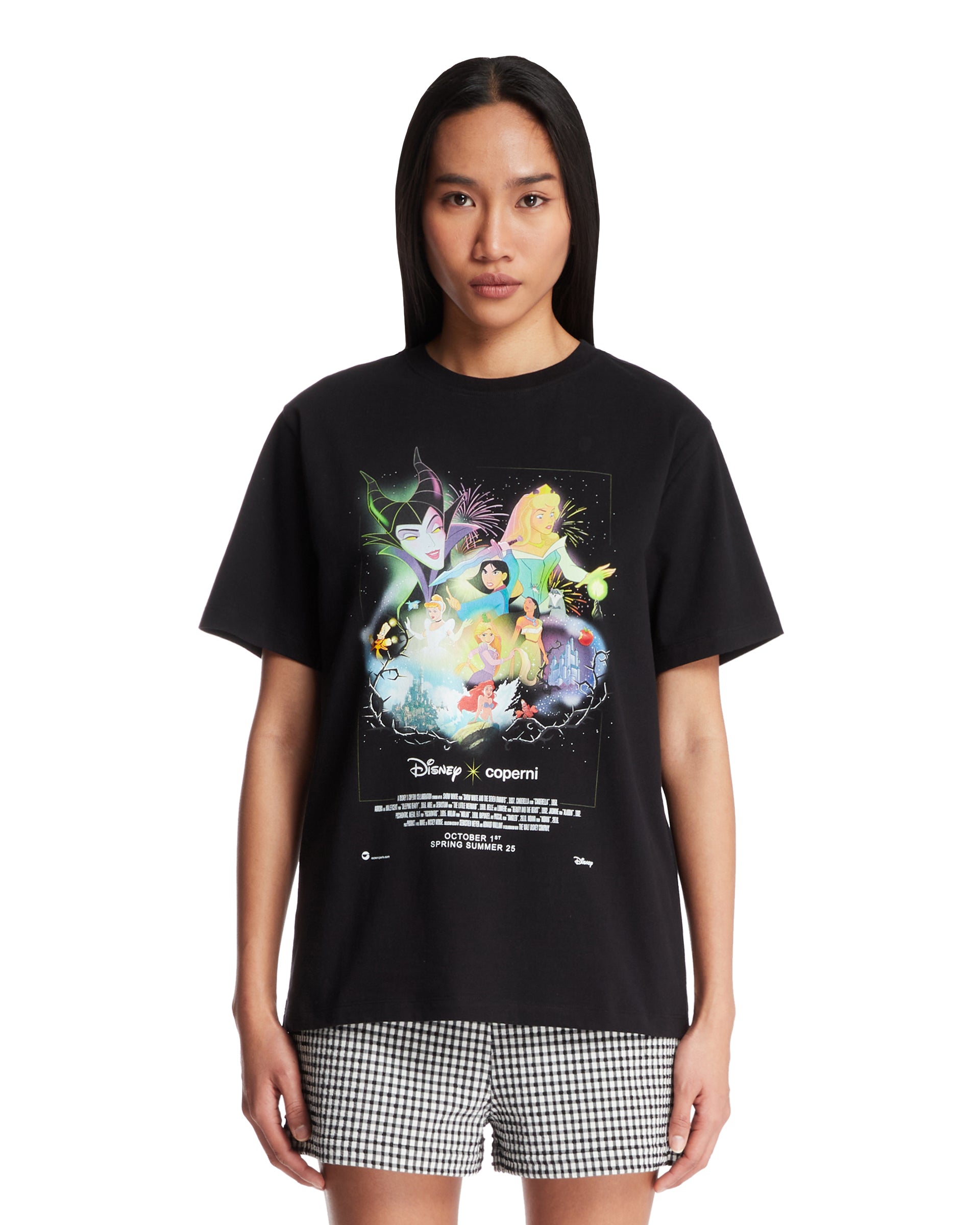 Disney X Coperni 블랙 Collector 박시 티셔츠