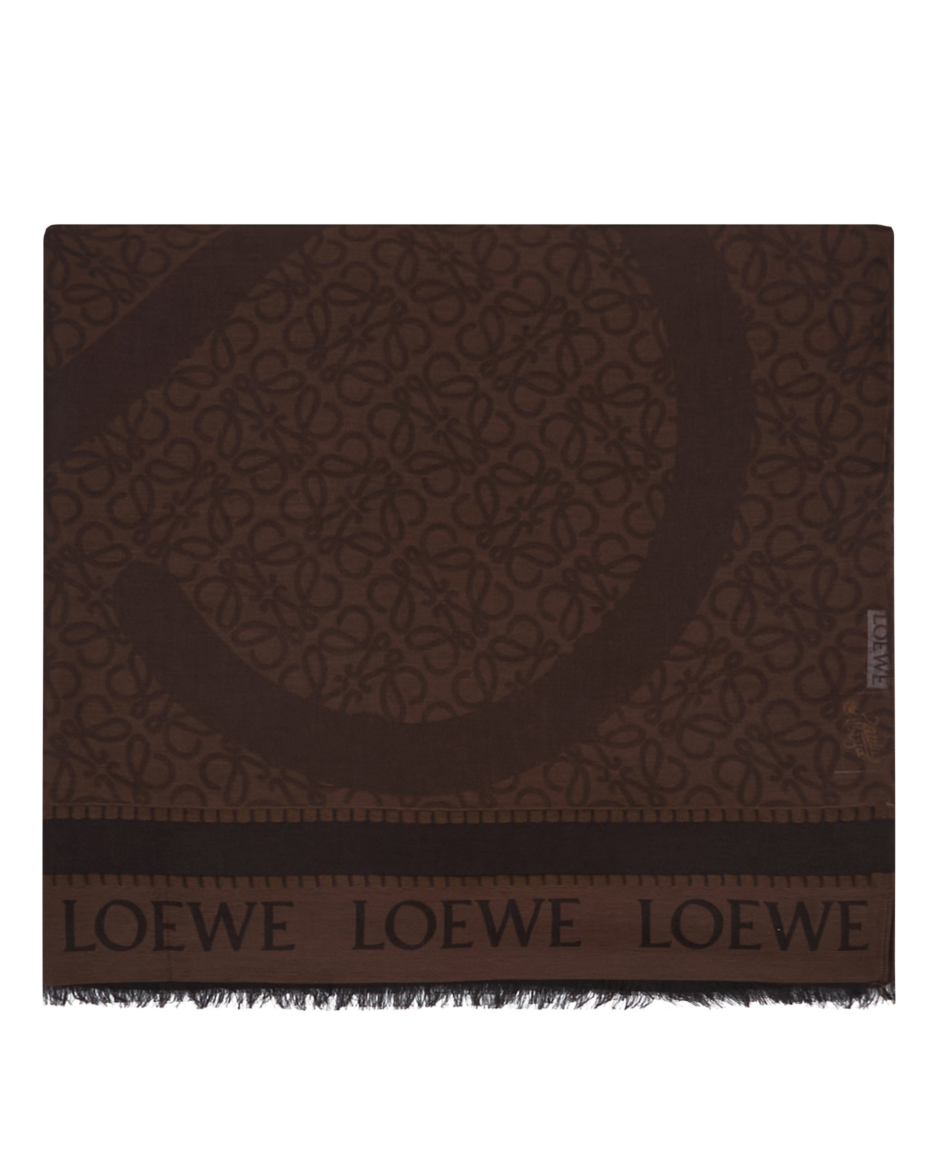 LOEWE Paulas Ibiza 브라운 코튼 Pareo