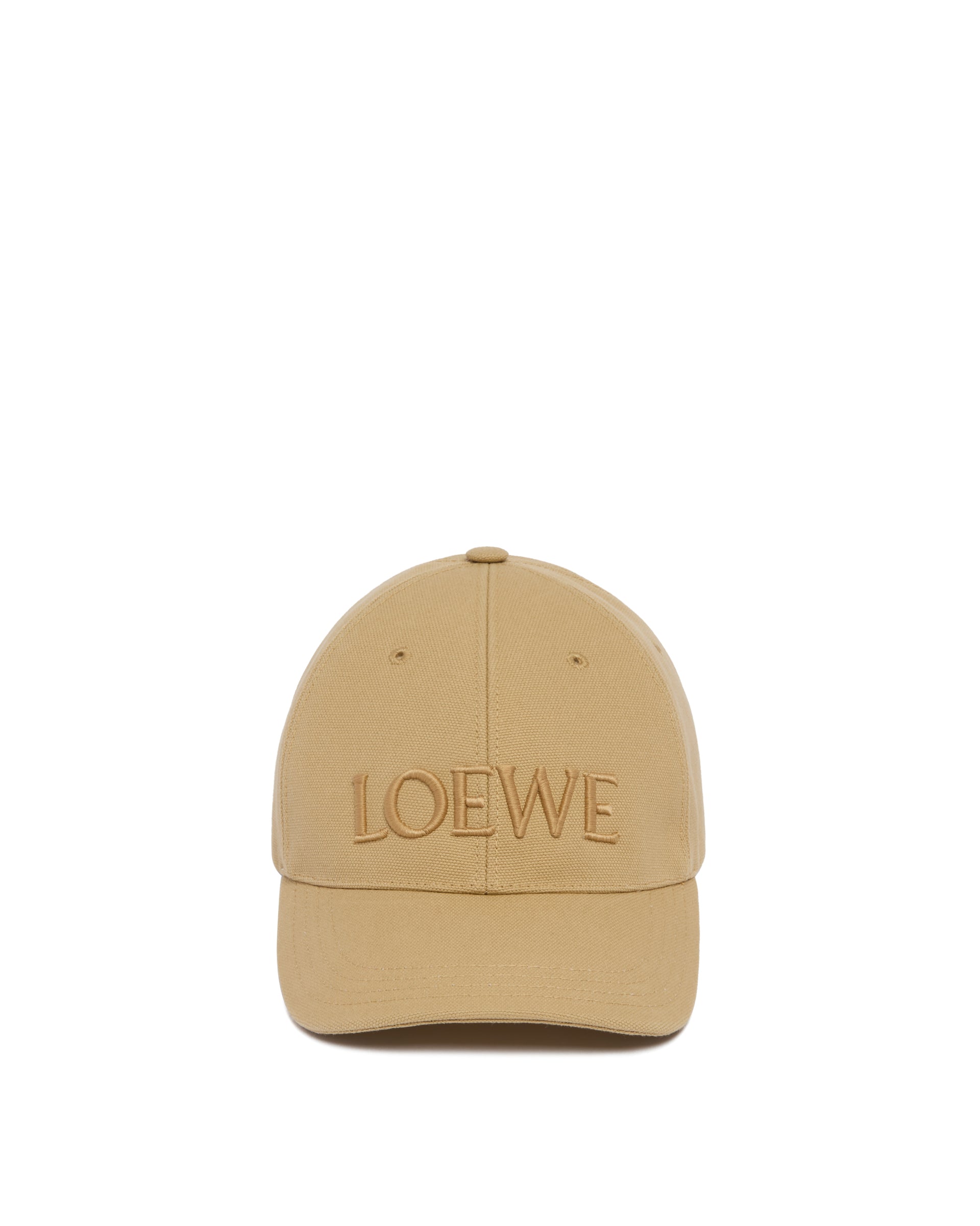 LOEWE Paulas Ibiza 베이지 로고 캡