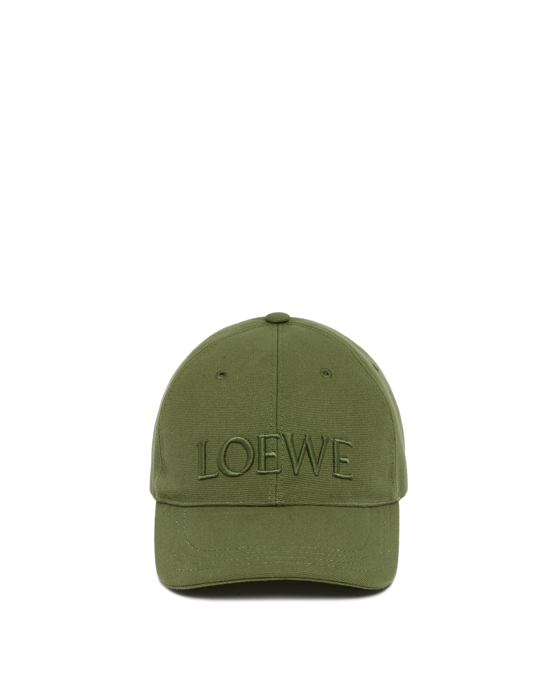 LOEWE Paulas Ibiza 그린 로고 캡