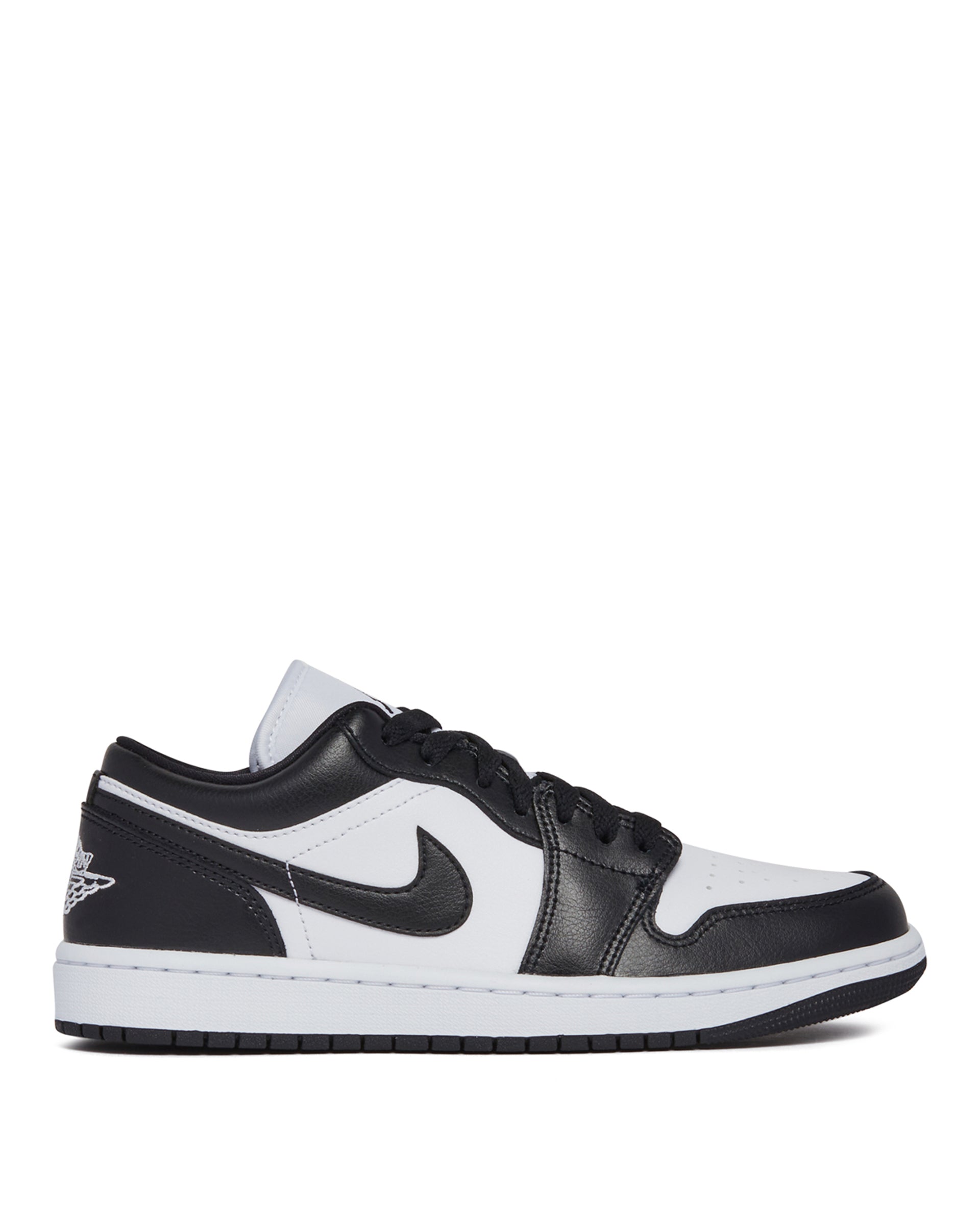 블랙 Jordan 1 로우 스니커즈