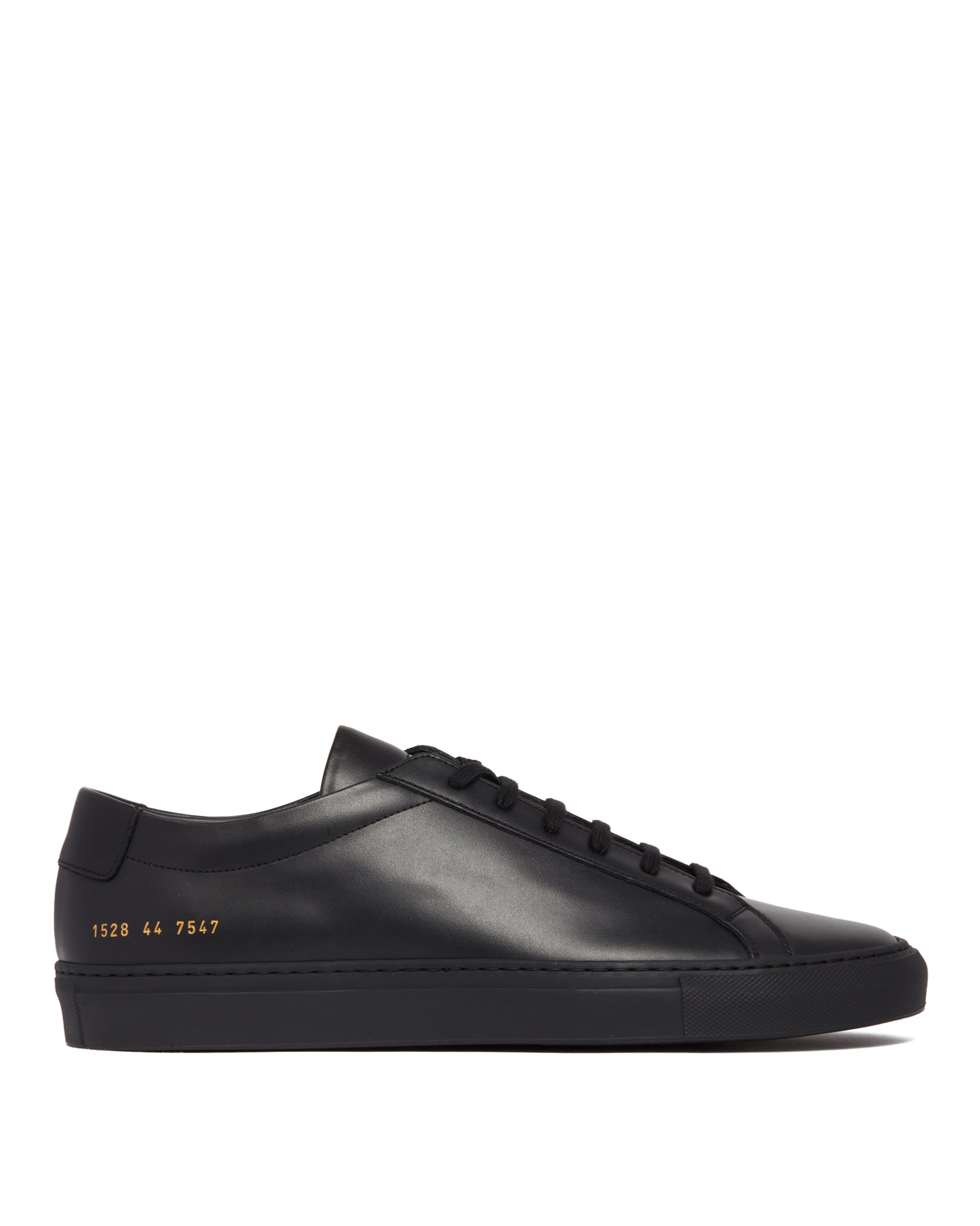 블랙 Plain 스니커즈