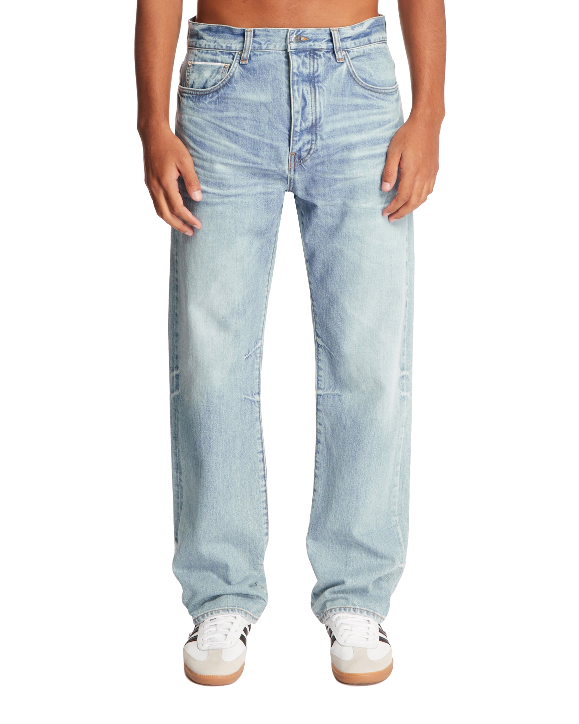 블루 Selvedge 스트레이트 진