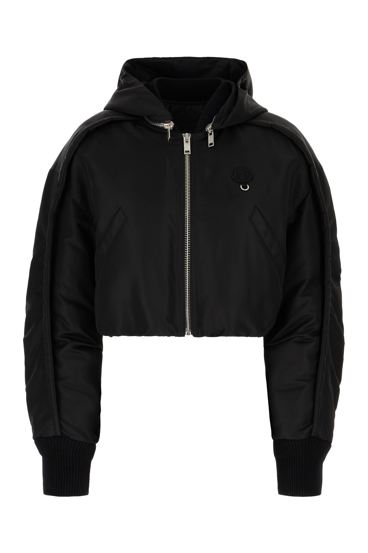 블랙 6 Moncler Willow Smith 나일론 다운 자켓